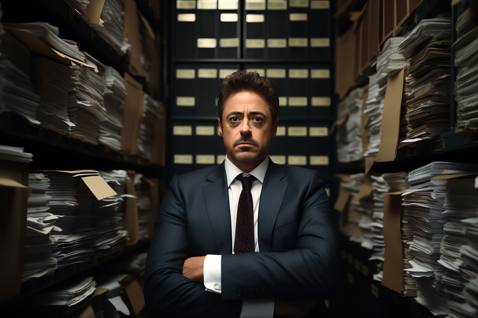 Robert Downey Jr, crime drama, television series, investigative scenes, on-screen lawyer, HD Desktop Image