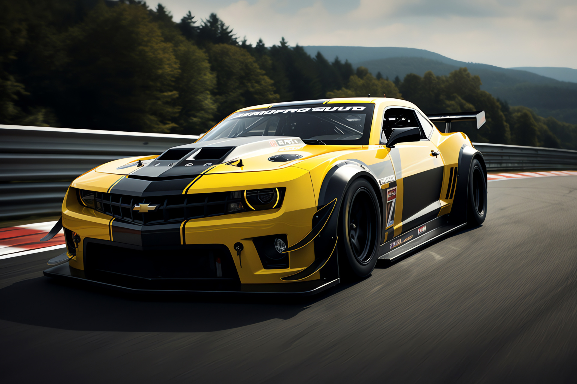 Trans Am edition, GT2 Championship, Renowned track, Nrburgring setting, Motorsport livery, HD Desktop Image