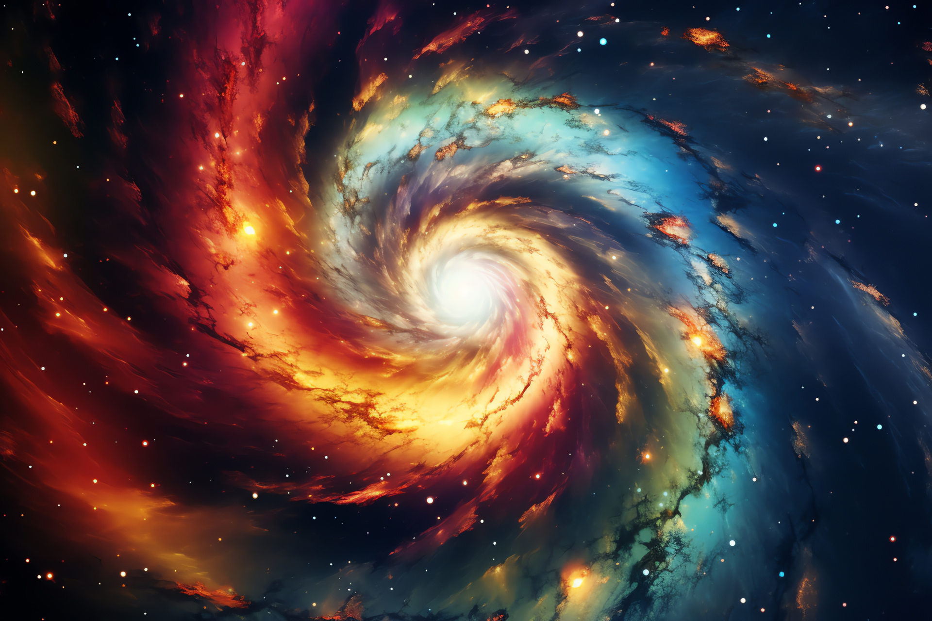 Mesmerizing constellation, Galactic whirl, Spacecraft navigation star, Interstellar tint, Astronomy masterpiece, HD Desktop Image