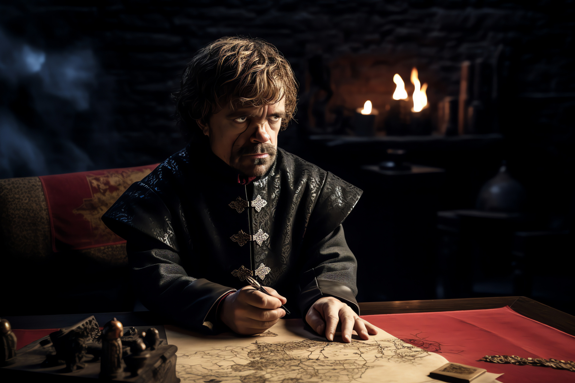 George R.R. Martin's epic saga, Tyrion Lannister, Westeros strategist, Medievel fantasy series, Political intrigue, HD Desktop Image