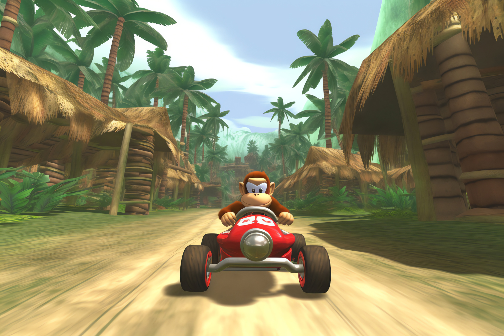 N64 gaming nostalgia, Diddy Kong character, Iconic racing game, Classic game control, Nintendo legacy, HD Desktop Wallpaper