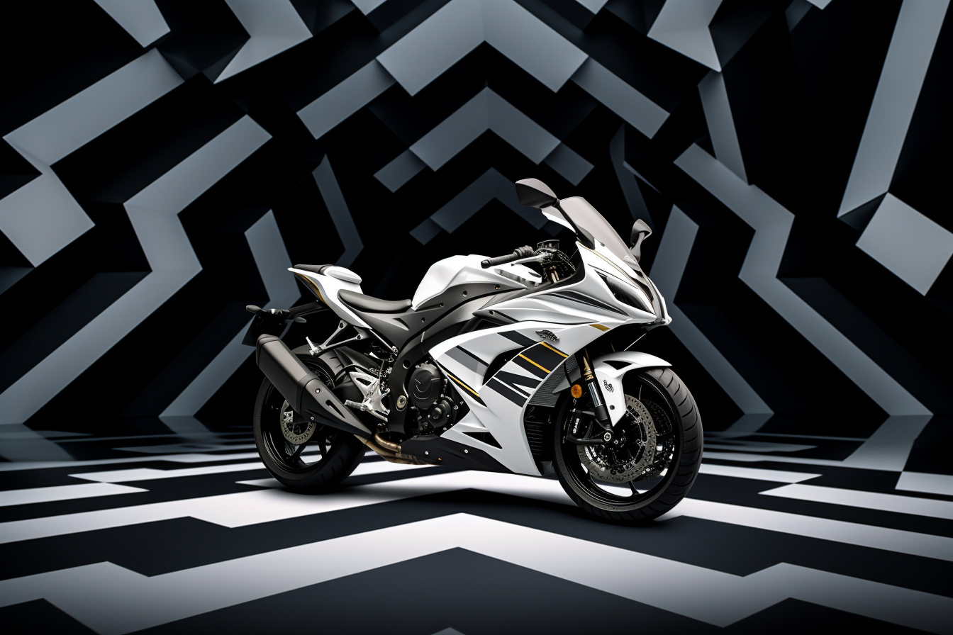 Suzuki GSX-R1000R, Elite superbike, Racing circuit design, Monochromatic palette, HD Desktop Wallpaper