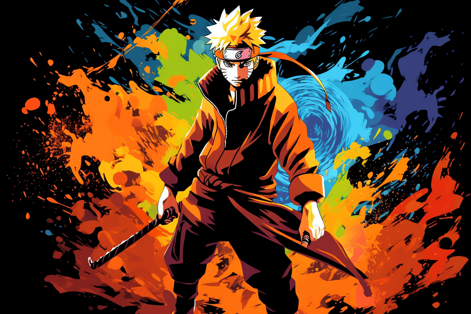 Naruto Uzumaki, Anime series, Ninja protagonist, Shonen protagonist, Manga character, HD Desktop Wallpaper