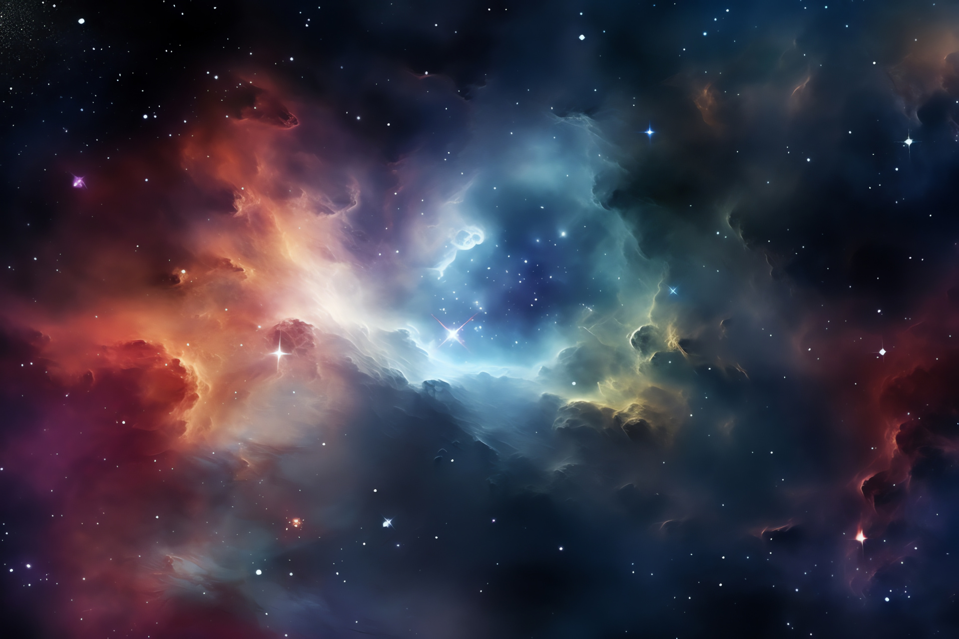 Orion Nebula clarity, interstellar gas clouds, cosmic wonders, star formation region, NASA astrophotography, HD Desktop Wallpaper