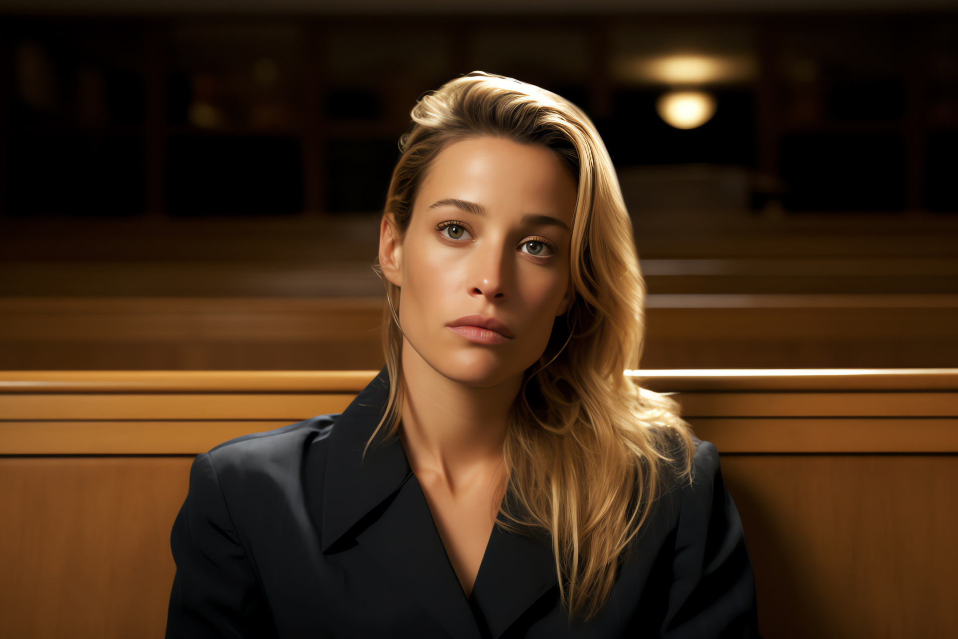 Dramatic courtroom movie, Perabo actress, intense dispute, closeup view, emotional scene, HD Desktop Image