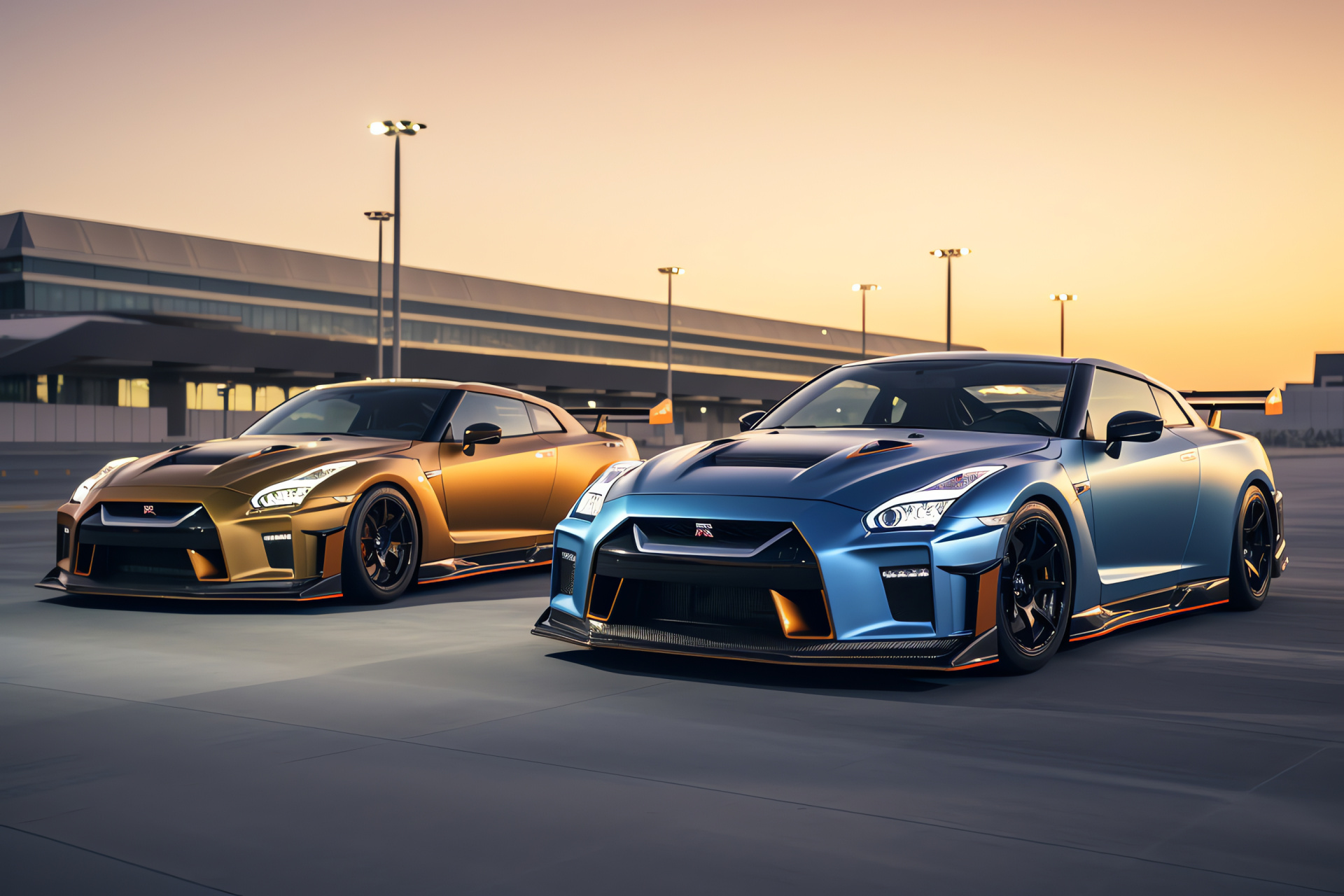 Nissan GTR HD, Yas Marina Circuit Abu Dhabi, GT-R50 Italdesign model, Automobile design, Engine performance, HD Desktop Image