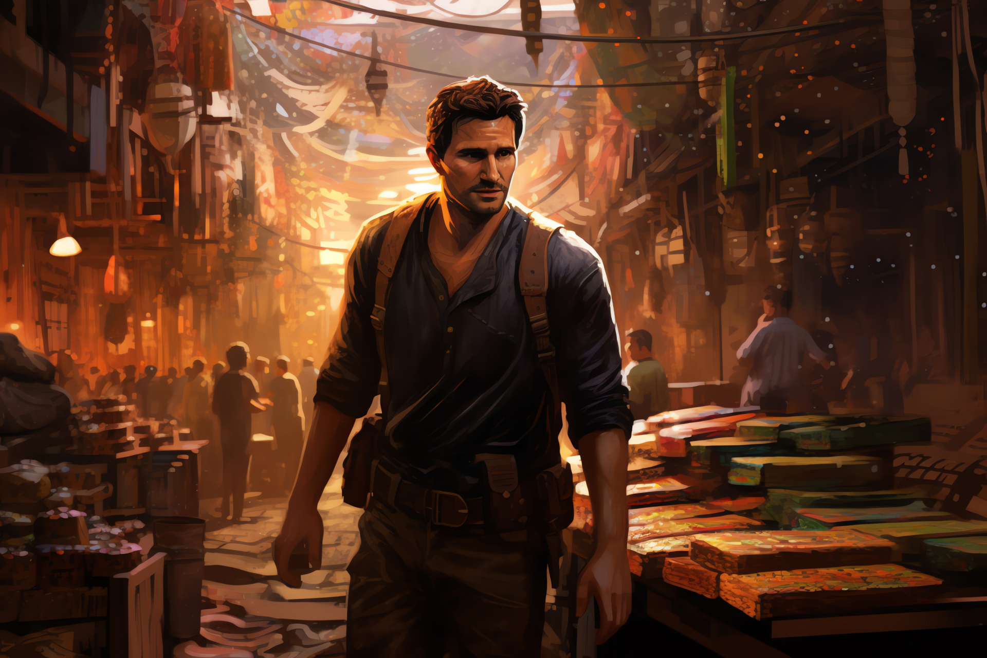 Uncharted sequel, Nathan Drake explorer, Moroccan setting, Treasured artifact, Adventurous journey, HD Desktop Wallpaper