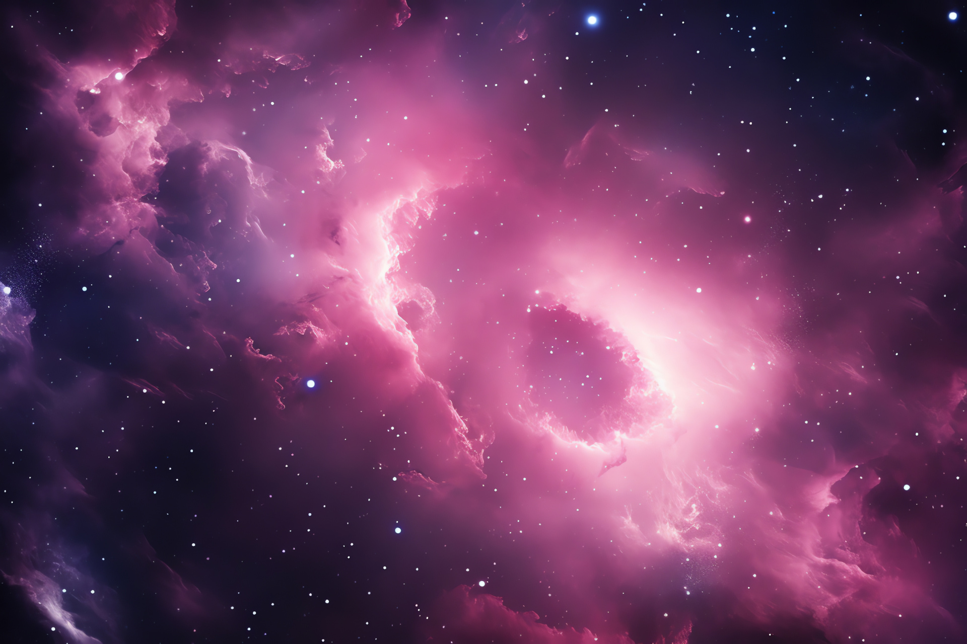 Pink Galaxy view, Underneath cosmic marvel, Galactic patterns, Star swirls, Celestial designs, HD Desktop Wallpaper