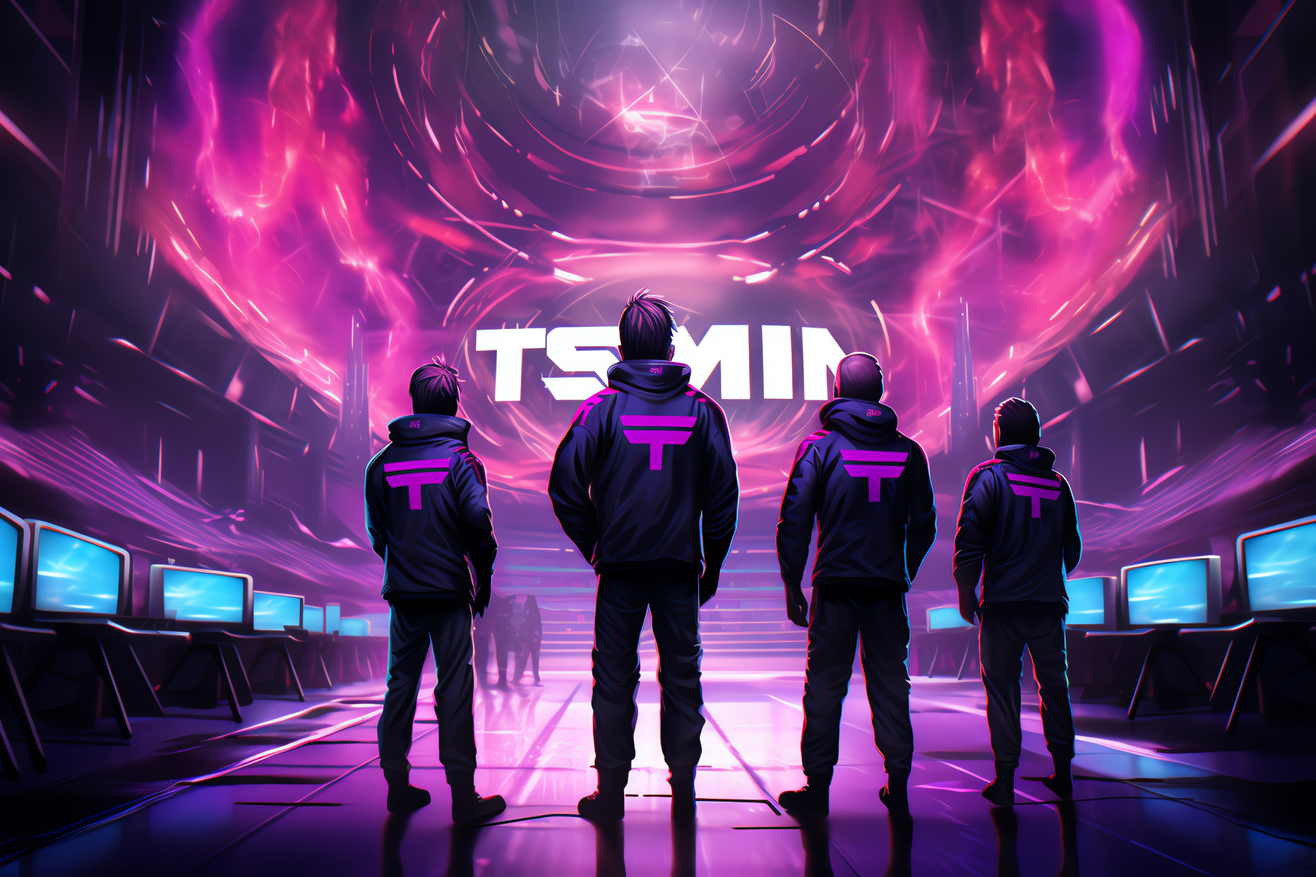 TSM eSports training, Athletic conditioning, Rapid reflexes, Gaming exercises, High-stakes preparation, HD Desktop Wallpaper
