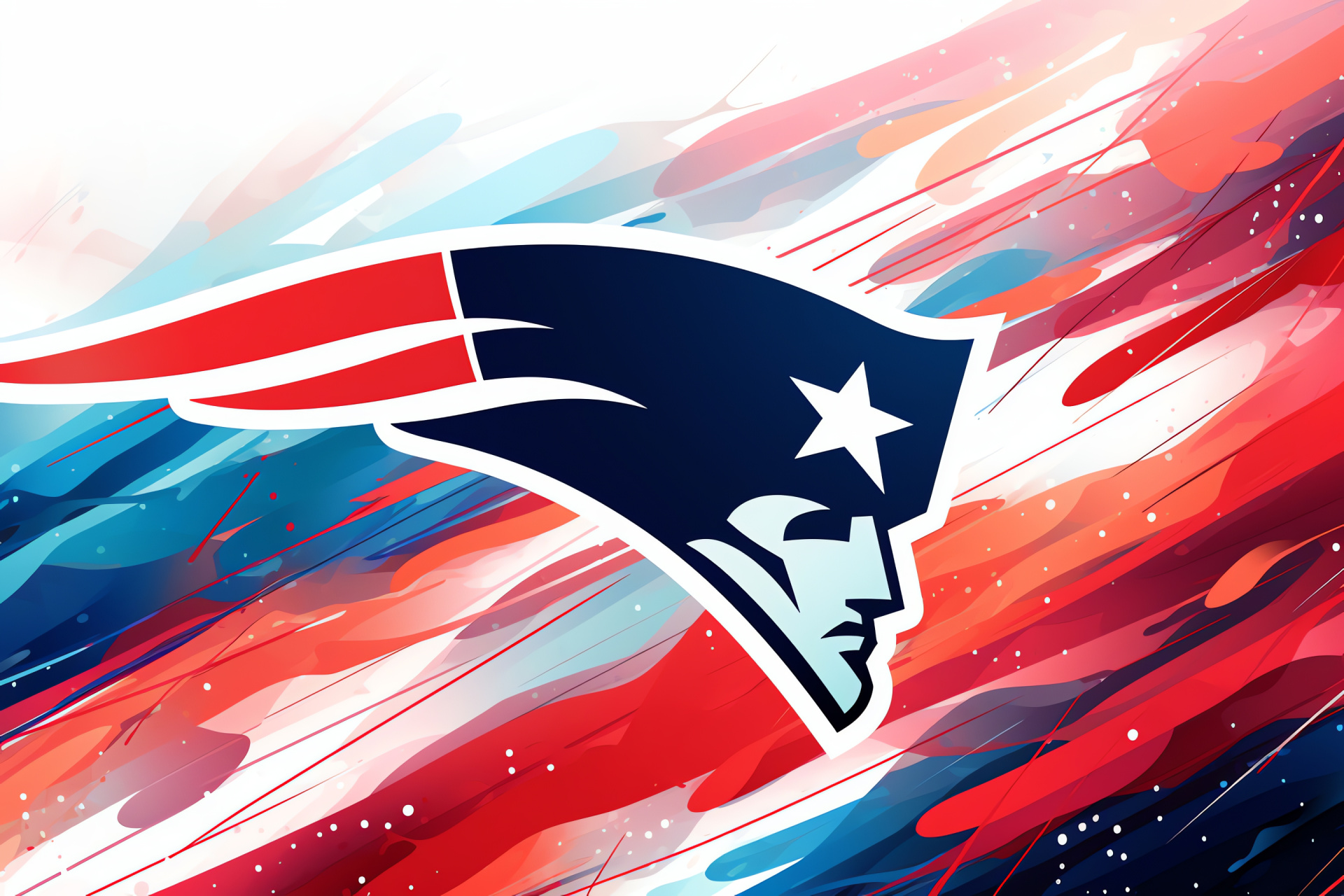 New England Patriots, NFL team, American Football, Team emblem, Sports fans, HD Desktop Wallpaper