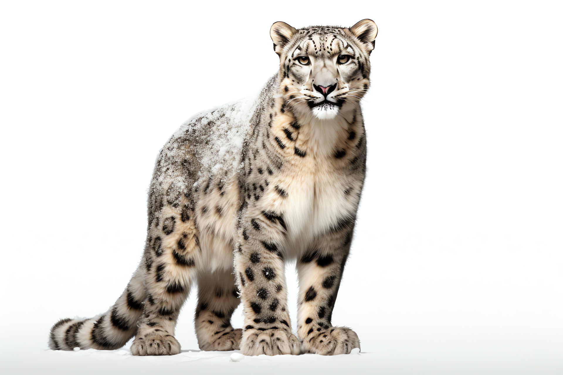 Snow Leopard, Big cat stealth, Mountain predator, Endangered species, Himalayan native, HD Desktop Image