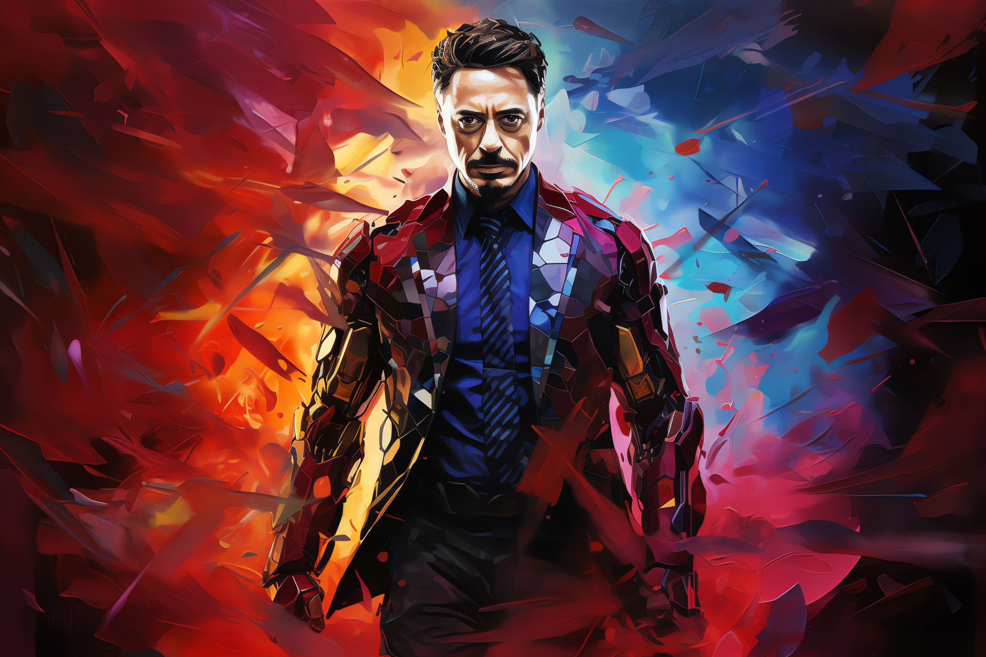 Tony Stark persona, Marvel Comics superhero, Armor technology, Stark Industries weaponry, Billionaire inventor, HD Desktop Wallpaper