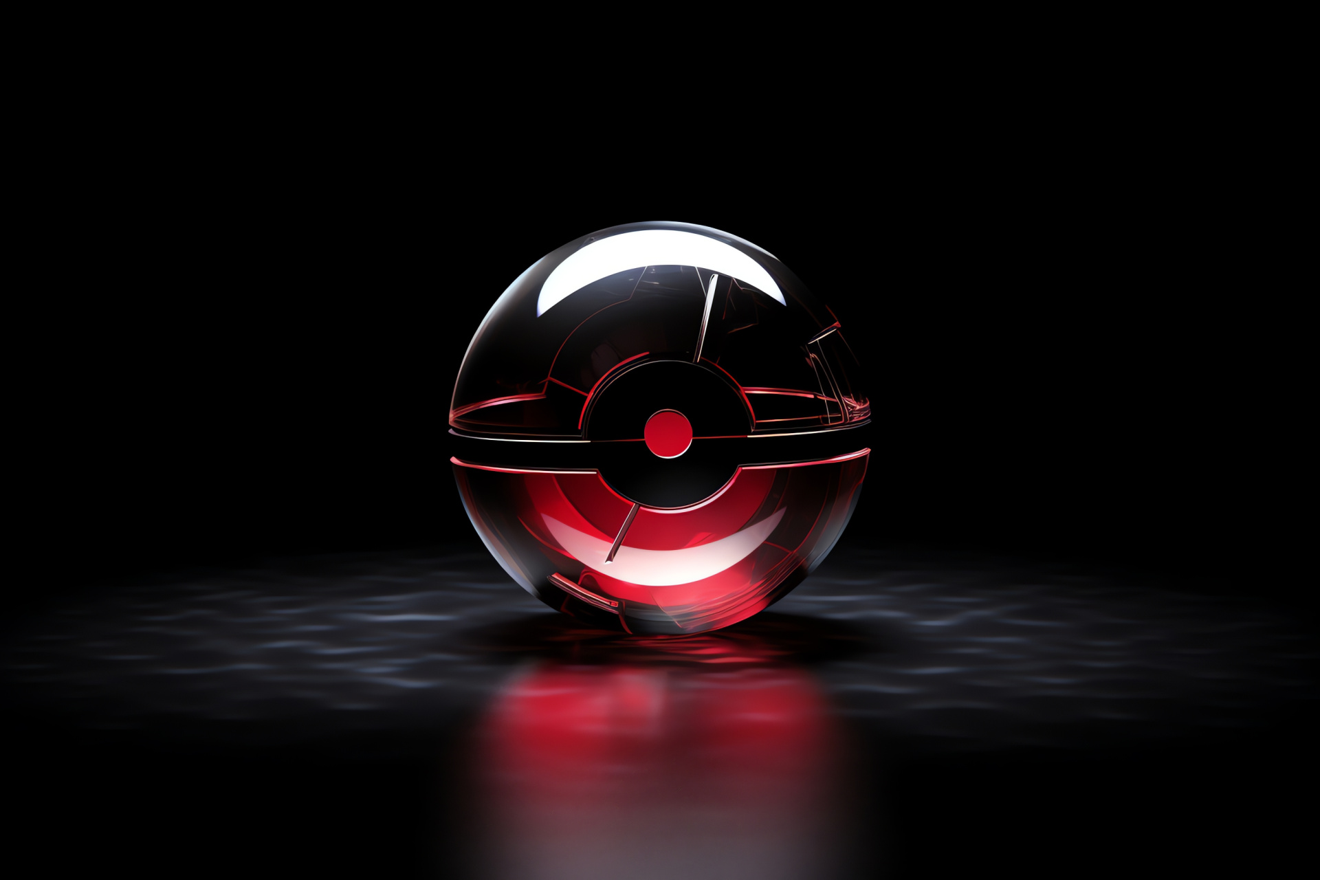 Enigmatic Legendary Pokemon, Fierce appearance, Dark setting, Mysterious figure, Hidden might, HD Desktop Wallpaper