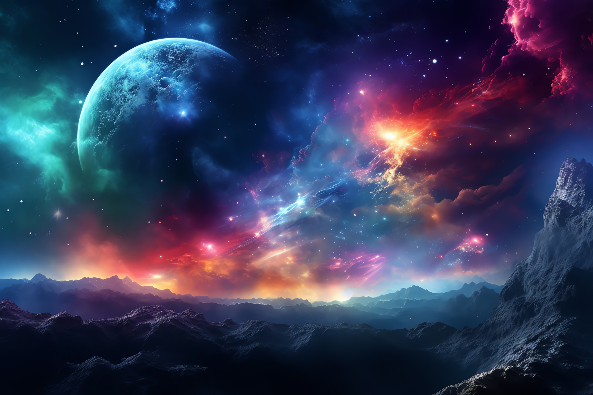 Astronomical observatory imagery, Interstellar clouds, Galactic astronomy, Universal exploration, Star clusters, HD Desktop Wallpaper
