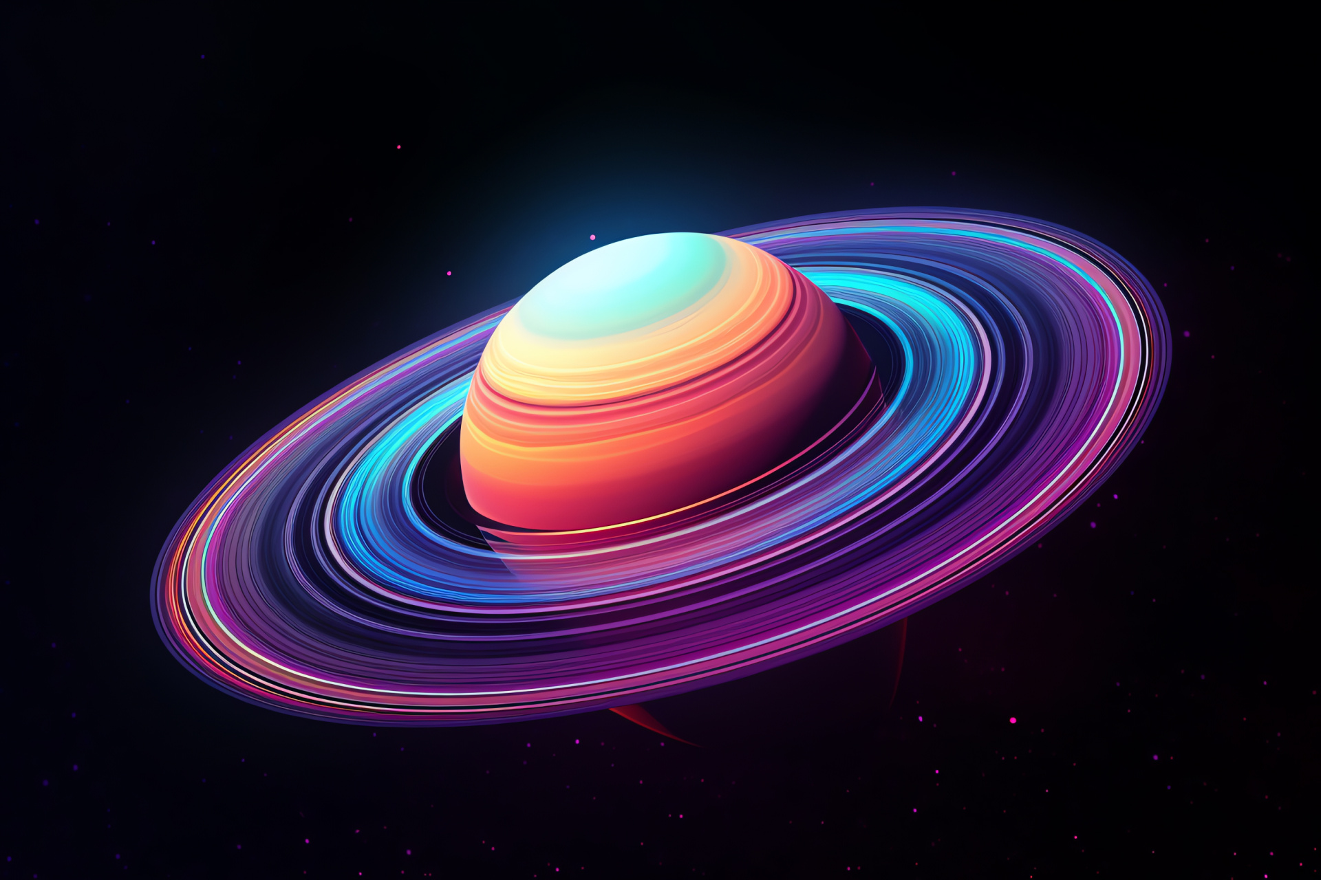 Saturn planet, Solar system ringed jewel, Planetary rings detail, Space exploration image, Cosmic portrayal, HD Desktop Image
