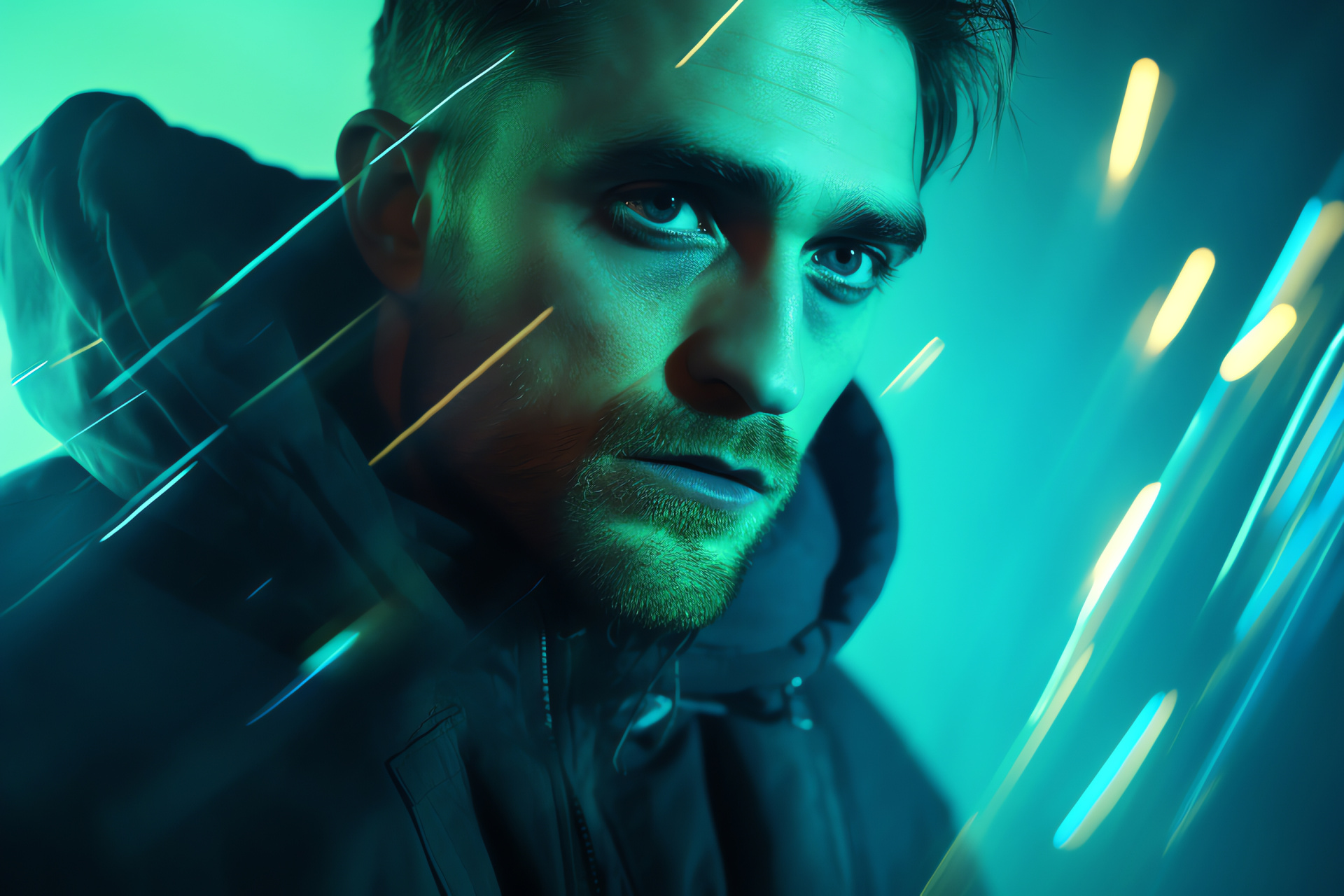 Rob Pattinson artist, Space odyssey High Life, Complex character study, Sci-fi journey, Astronaut persona, HD Desktop Image