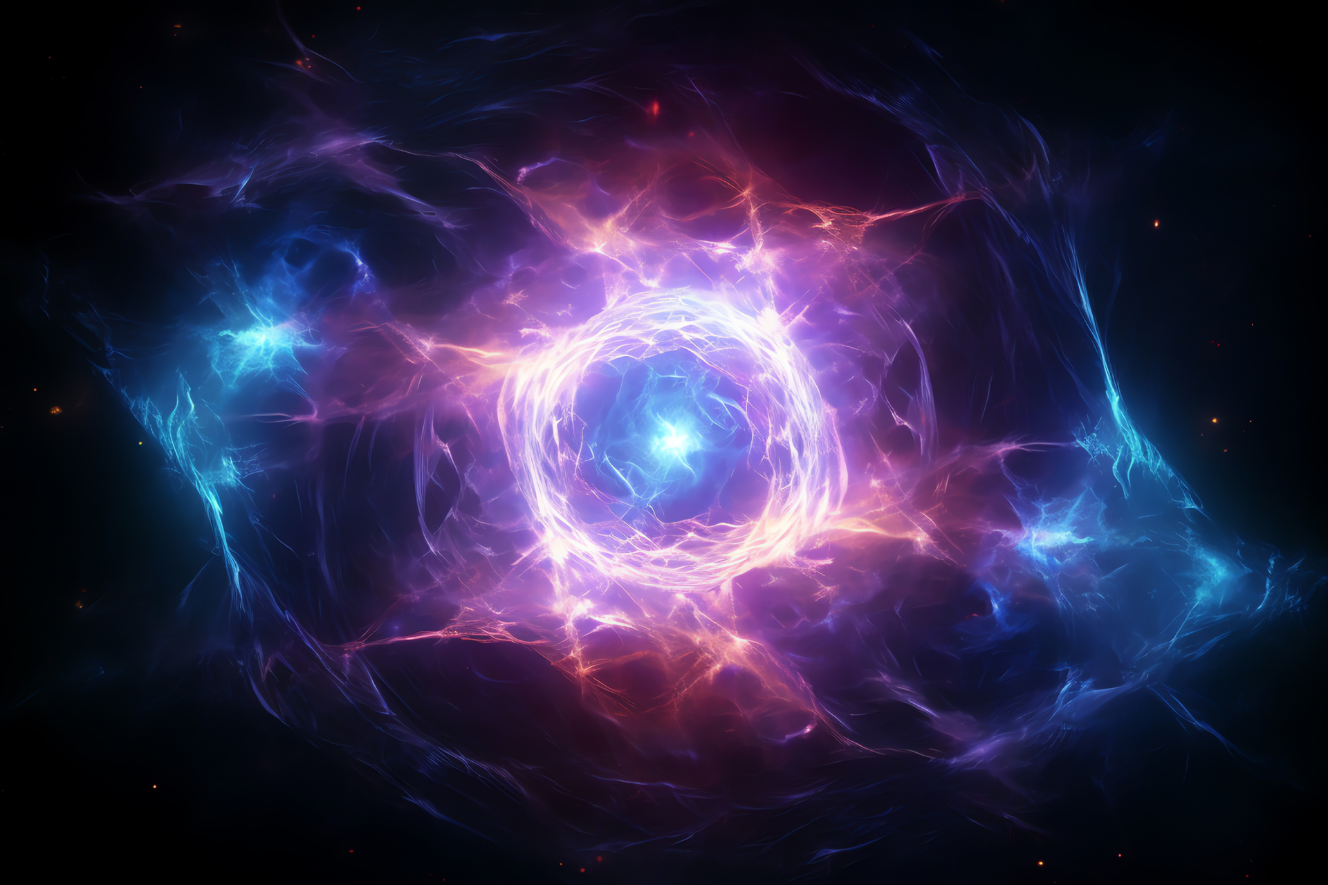 Space nebula, Supernova Crab Nebula, Cosmic filaments, Astral gases, Space exploration, HD Desktop Wallpaper