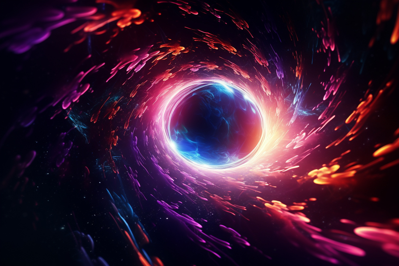 Energetic space loop, Vivid astral swirl, Intense universal, Galactic cyclone, High-energy cosmos, HD Desktop Wallpaper