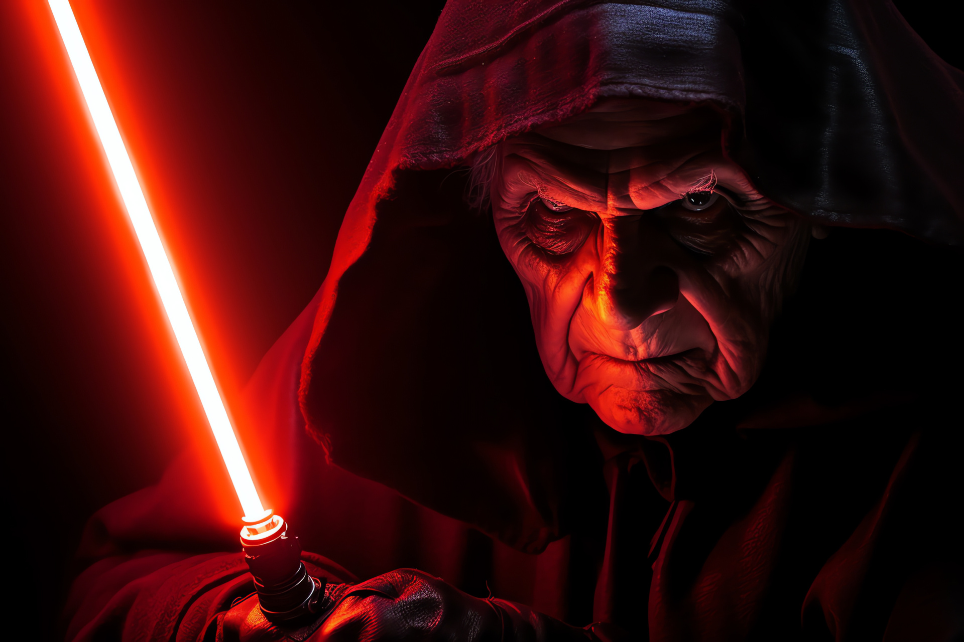 Emperor Palpatine, Darth Sidious, Galactic menace, Star Wars villain, Force corruption, HD Desktop Wallpaper