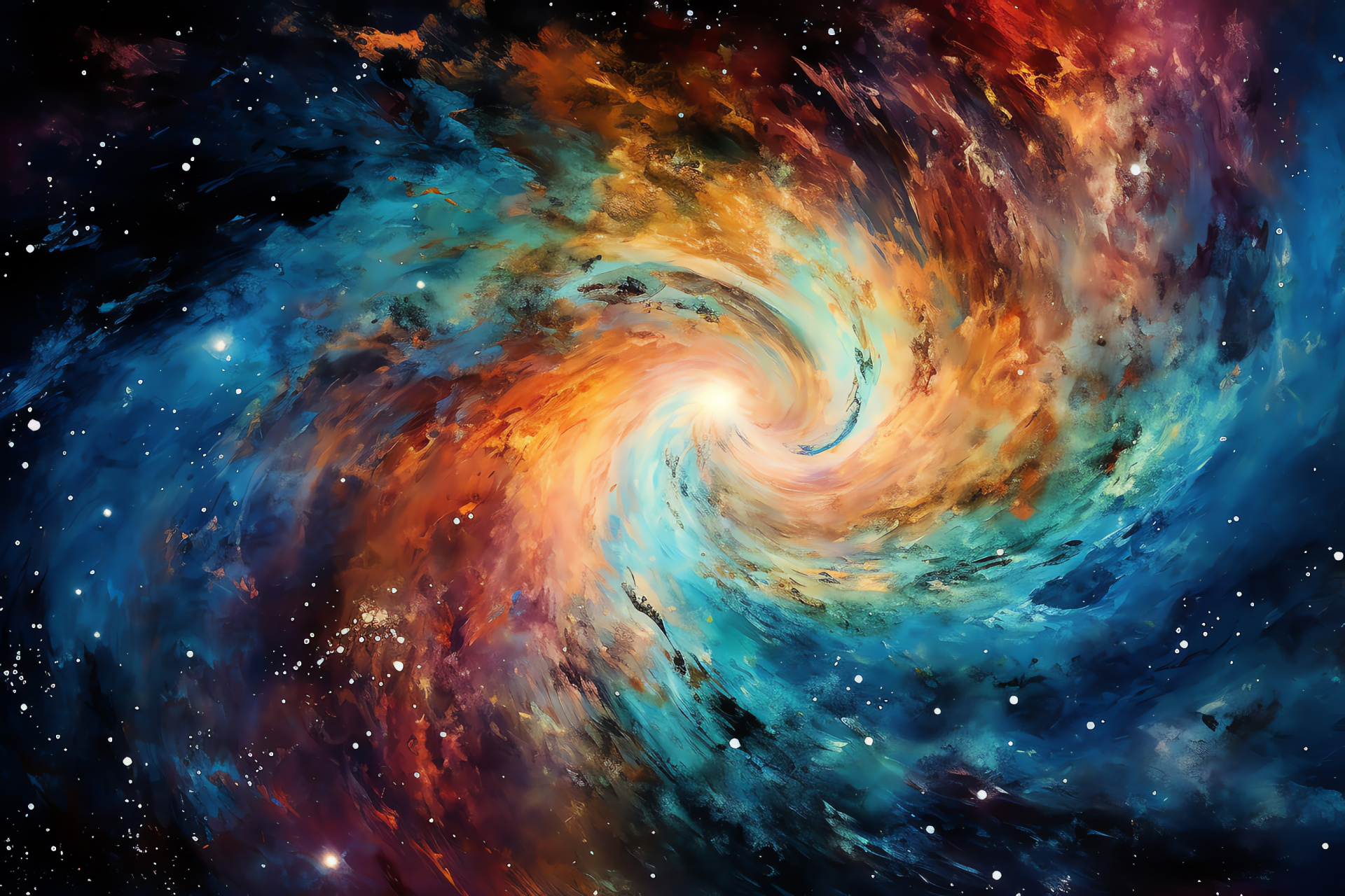 Galaxy observation, Spiral phenomenon, Galactic arms, M51 group, Stellar tapestry, HD Desktop Image