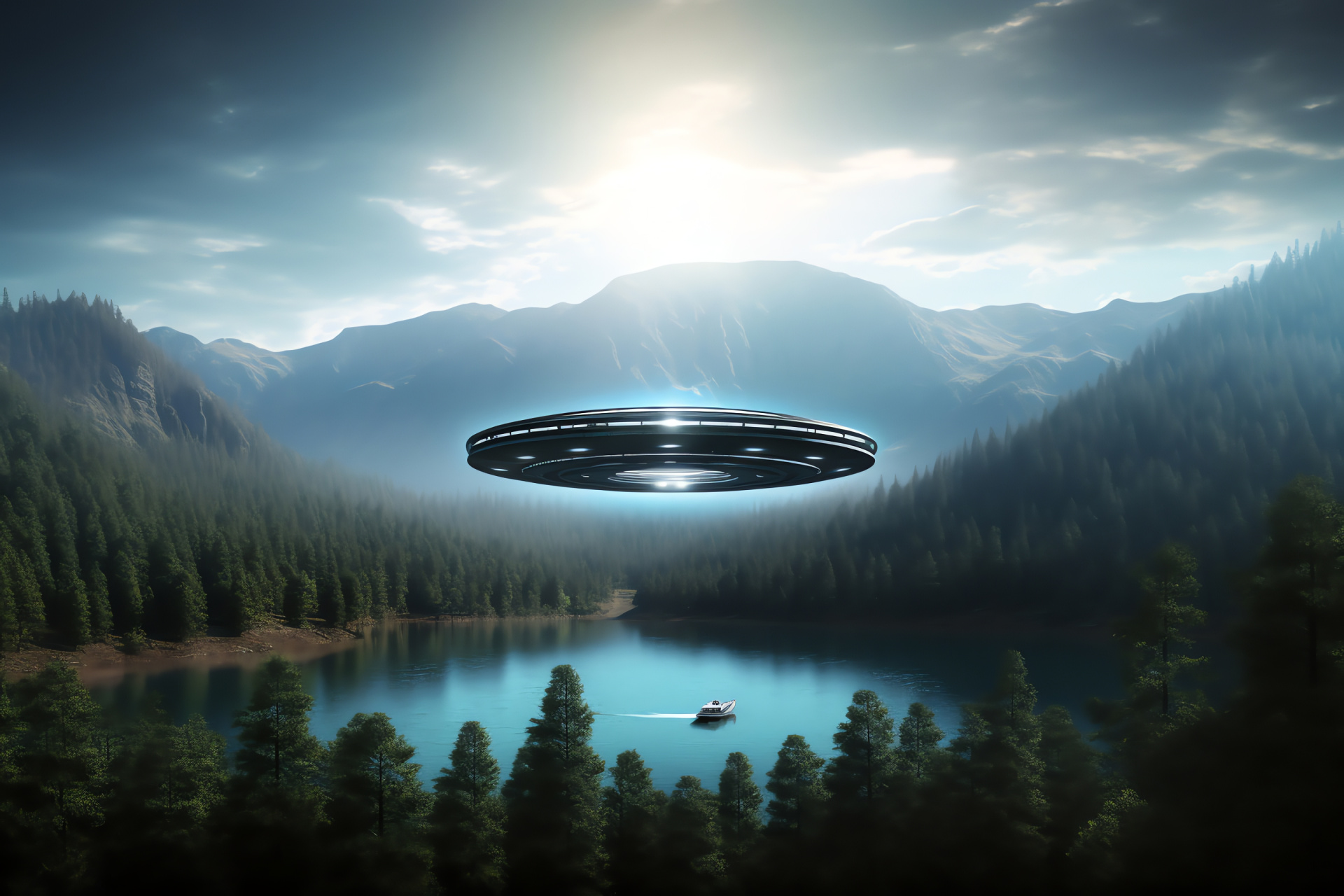 Unidentified object, Remote wilderness, Potential extraterrestrial, Mysterious phenomenon, Cryptozoology intrigue, HD Desktop Image