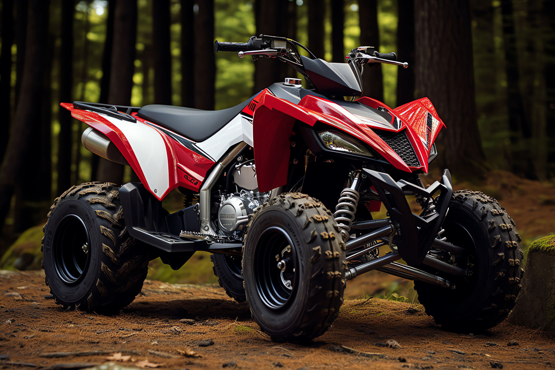 Motocross Raptor 700R, Dirt track, Extreme sport, High-performance ATV, Adventure off-road, HD Desktop Wallpaper