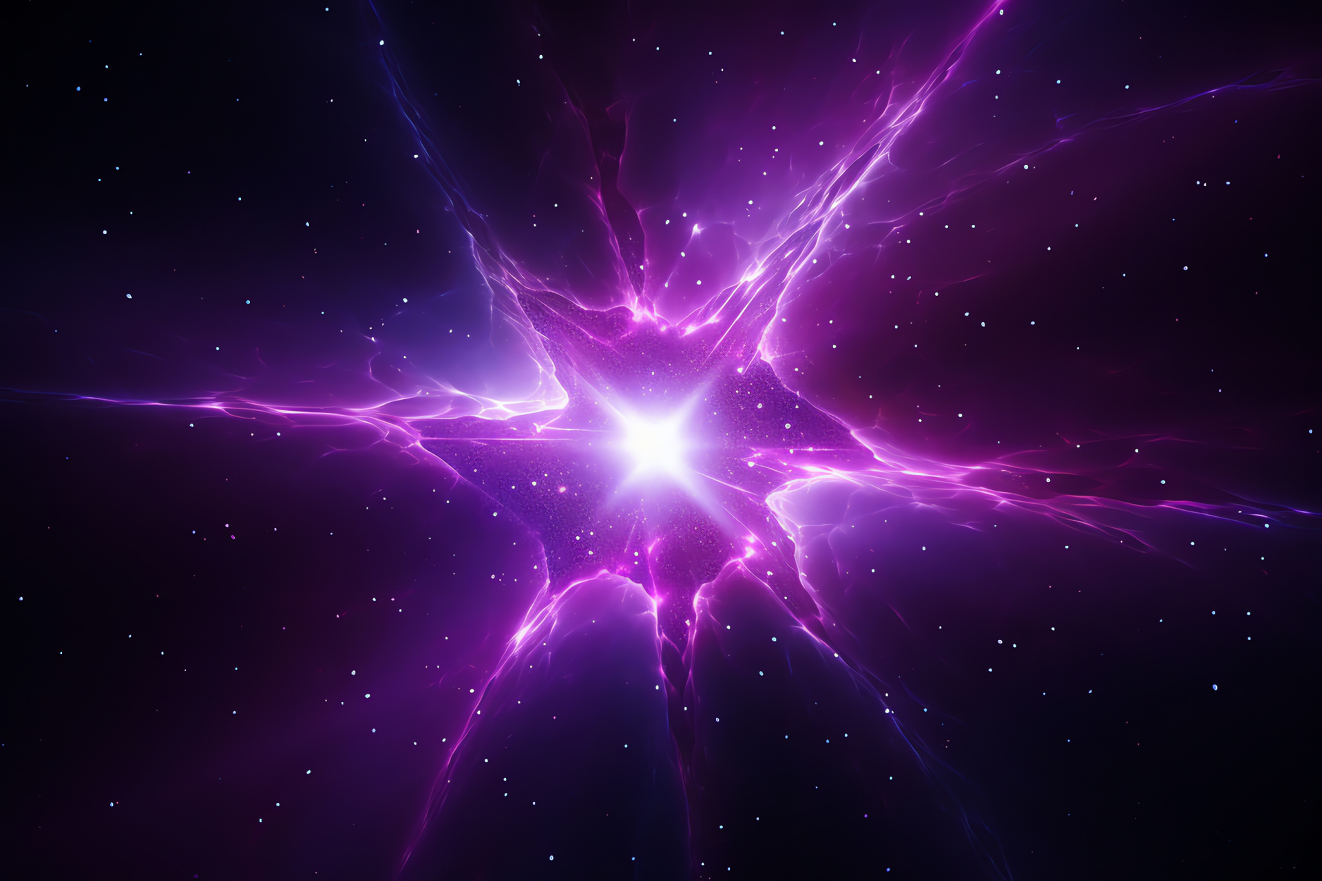 Purple Star, Cosmic light, Interstellar radiance, Galactic purple, Space luminance, HD Desktop Wallpaper