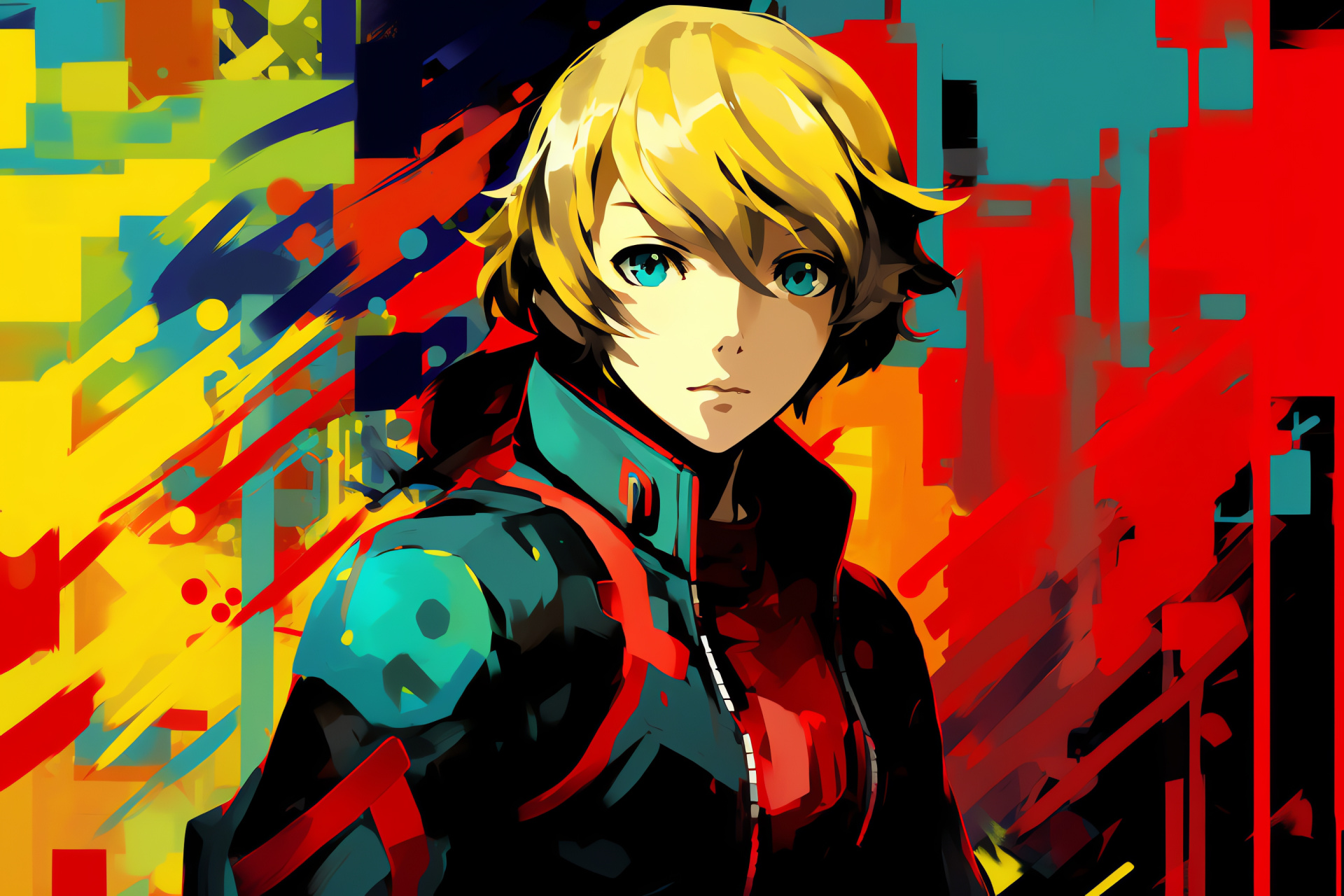 Persona 3 teenager Ken Amada, Jade-eyed, Steadfast attitude, Summon spirit Kala-Nemi, Role-playing game, HD Desktop Wallpaper