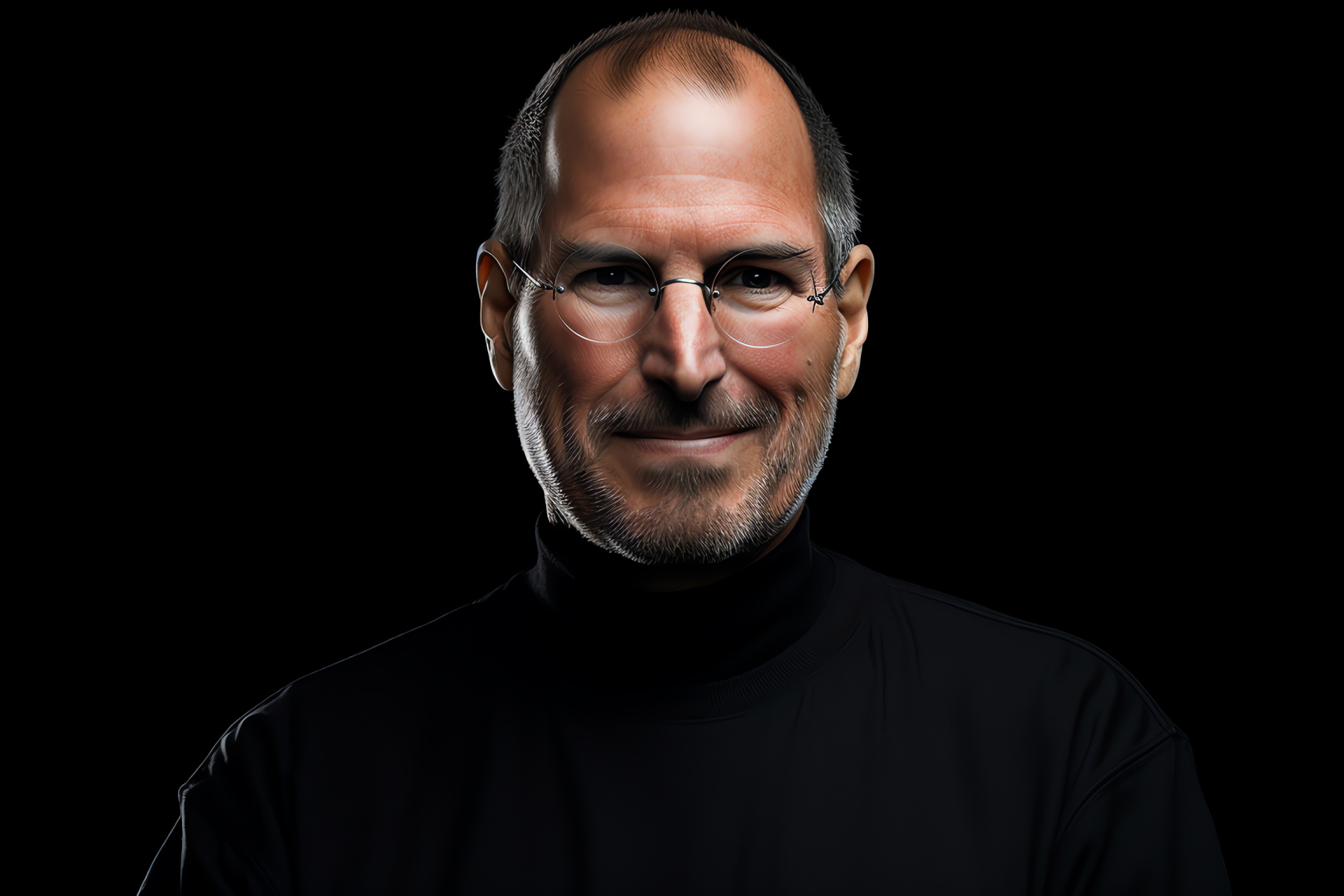 Steve Jobs, Iconic outfit, Tech giant, Inspirational business leader, Notable personality, HD Desktop Image