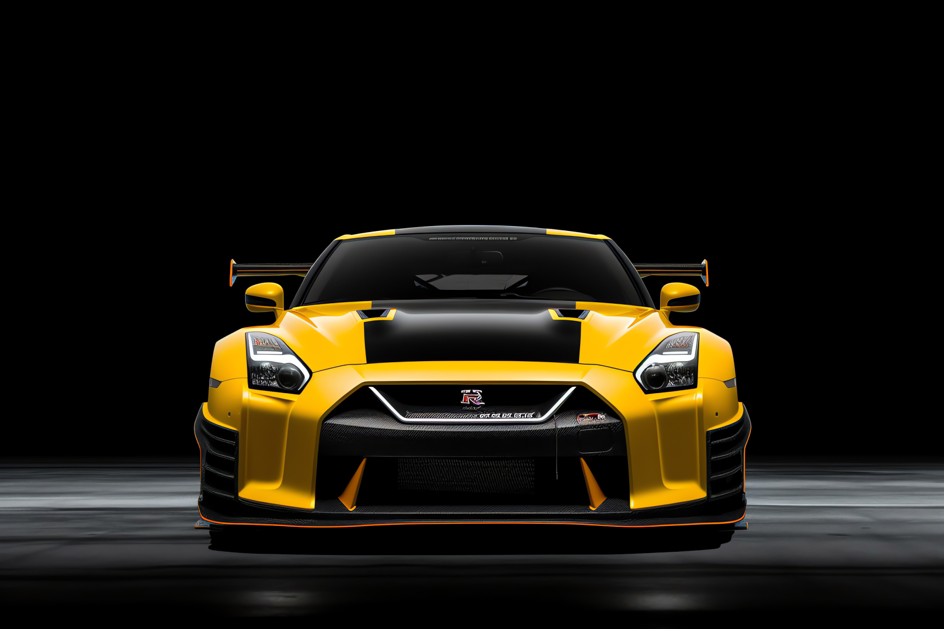Nissan GTR R35 Nismo, engineering marvel, visual dichotomy, performance-driven, attractive sharpness, HD Desktop Image