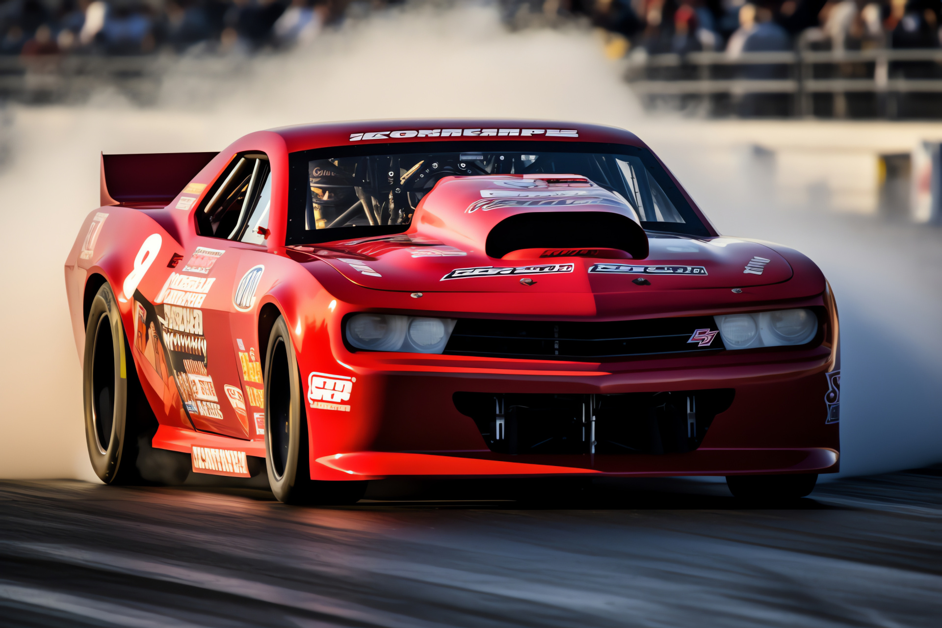 NHRA racing, Bristol Dragway event, Pro Mod drag race, Automotive competition, Drag racing scene, HD Desktop Image