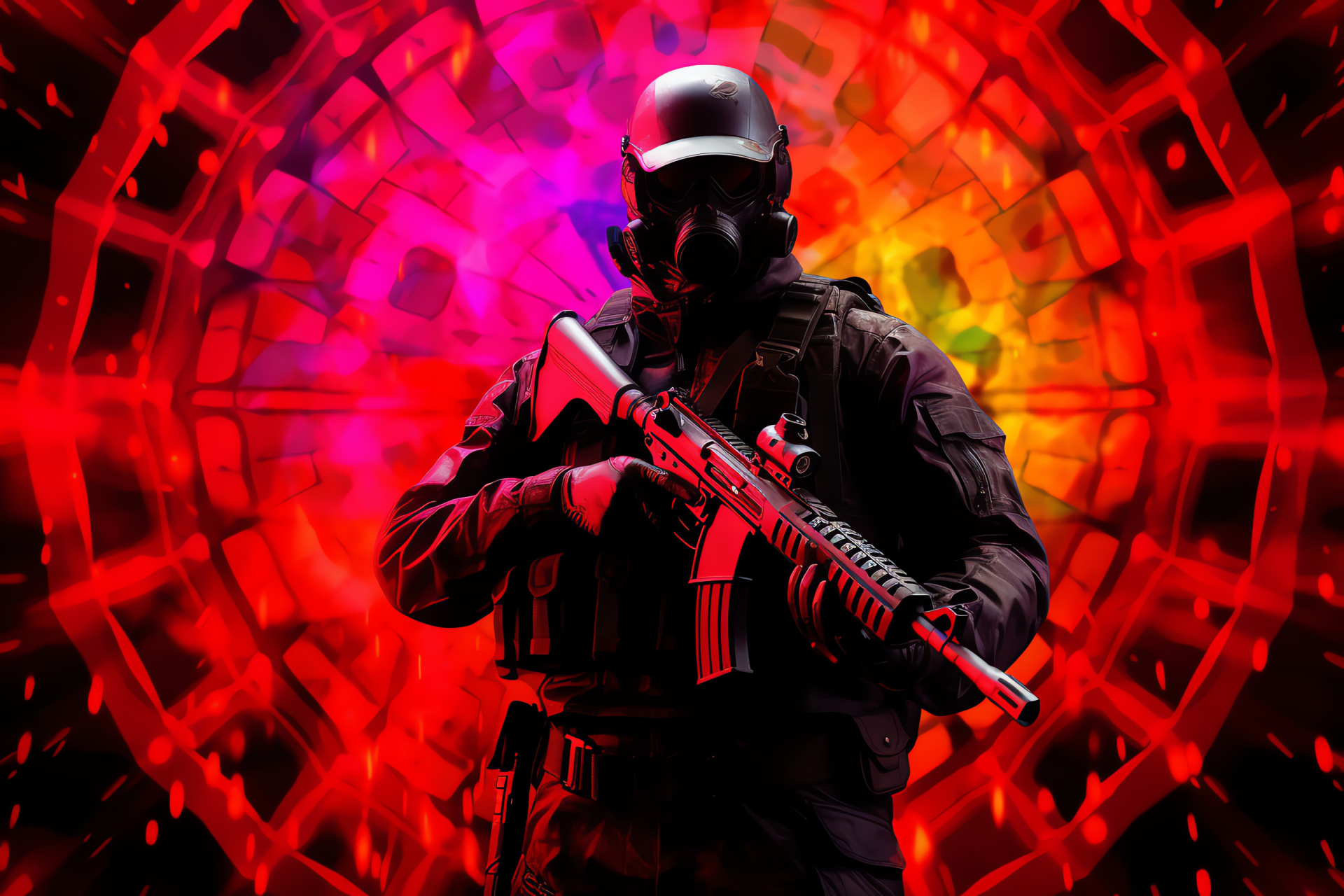 Umbrella Corporation personnel, Special Forces gear, Precision firearm, Tactical shooter, S.T.A.R.S. member, HD Desktop Wallpaper