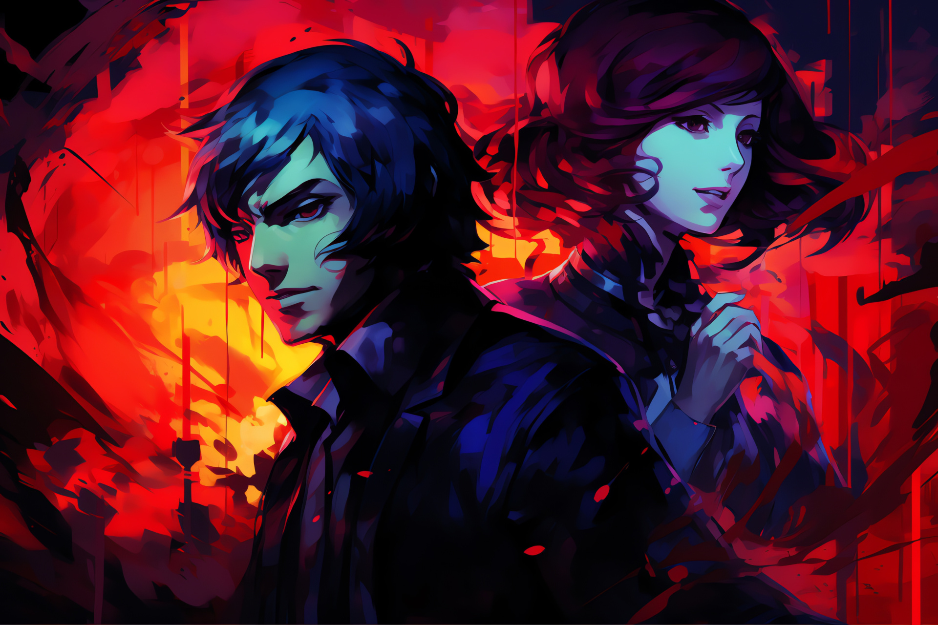 Gaming pinnacle Tartarus, Redeemer archetype, Climactic adversary, Lustrous palette, Video game epic, HD Desktop Image