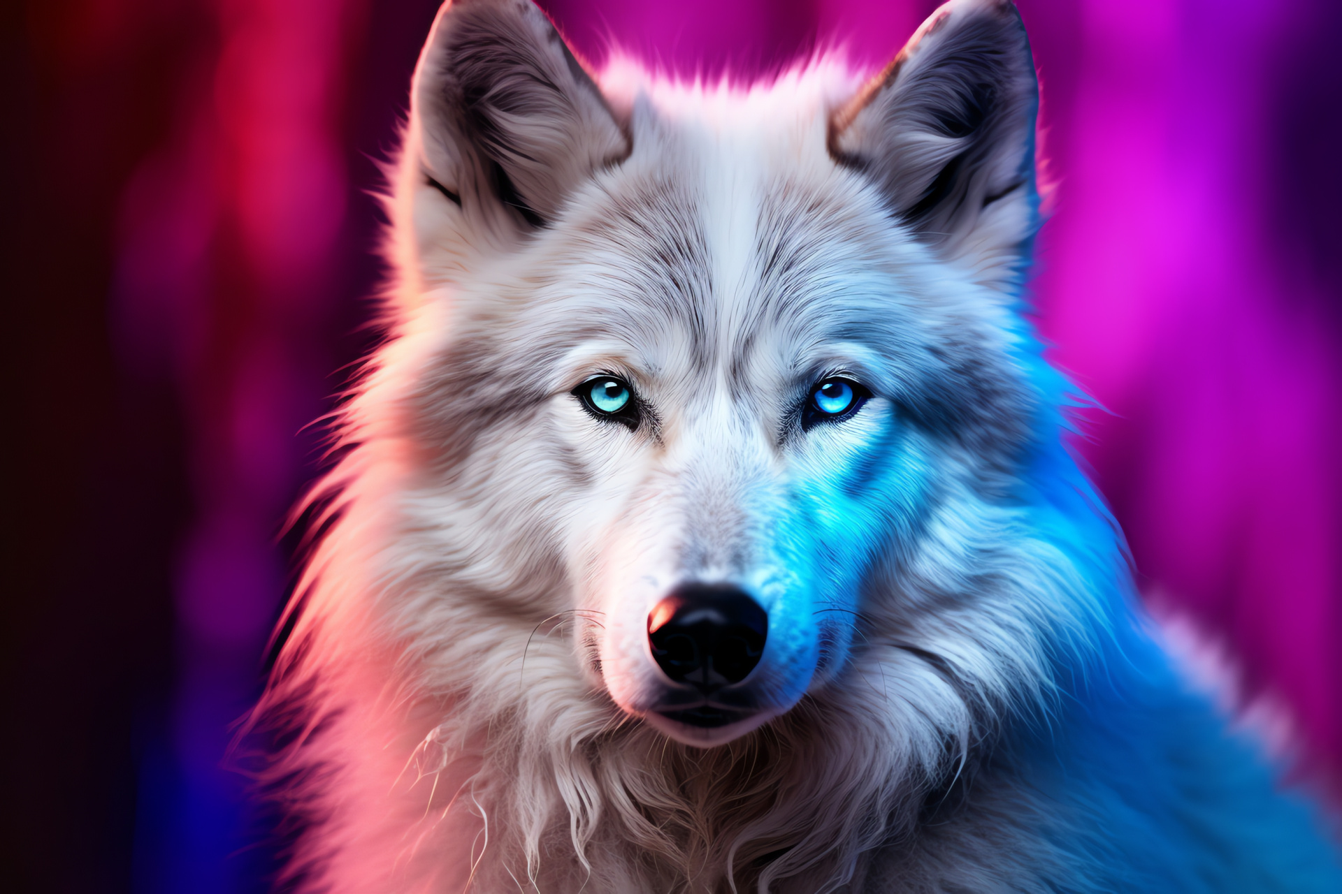 White Wolf, Canine alpha, Wild pack, Pristine wilderness, Animal mystery, HD Desktop Wallpaper