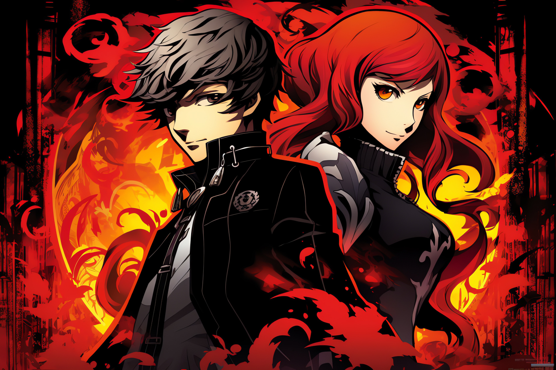 Persona Q, Persona gameplay, Yasogami High, Sleuth crew, S.E.E.S. squad, HD Desktop Wallpaper
