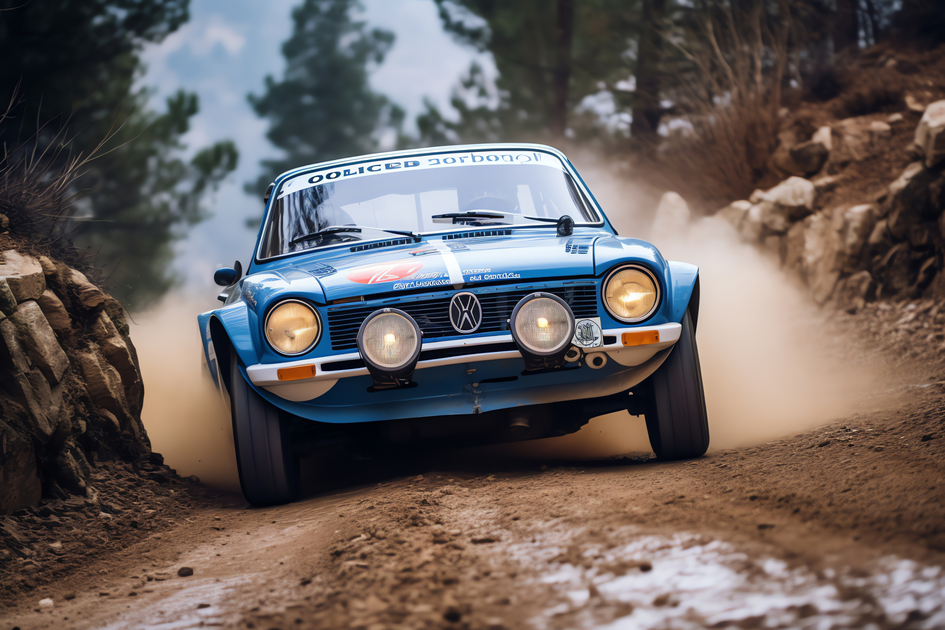 Rally competition vehicle, Monaco racing event, Rally blue and white design, Driving skill, Monte Carlo track, HD Desktop Image