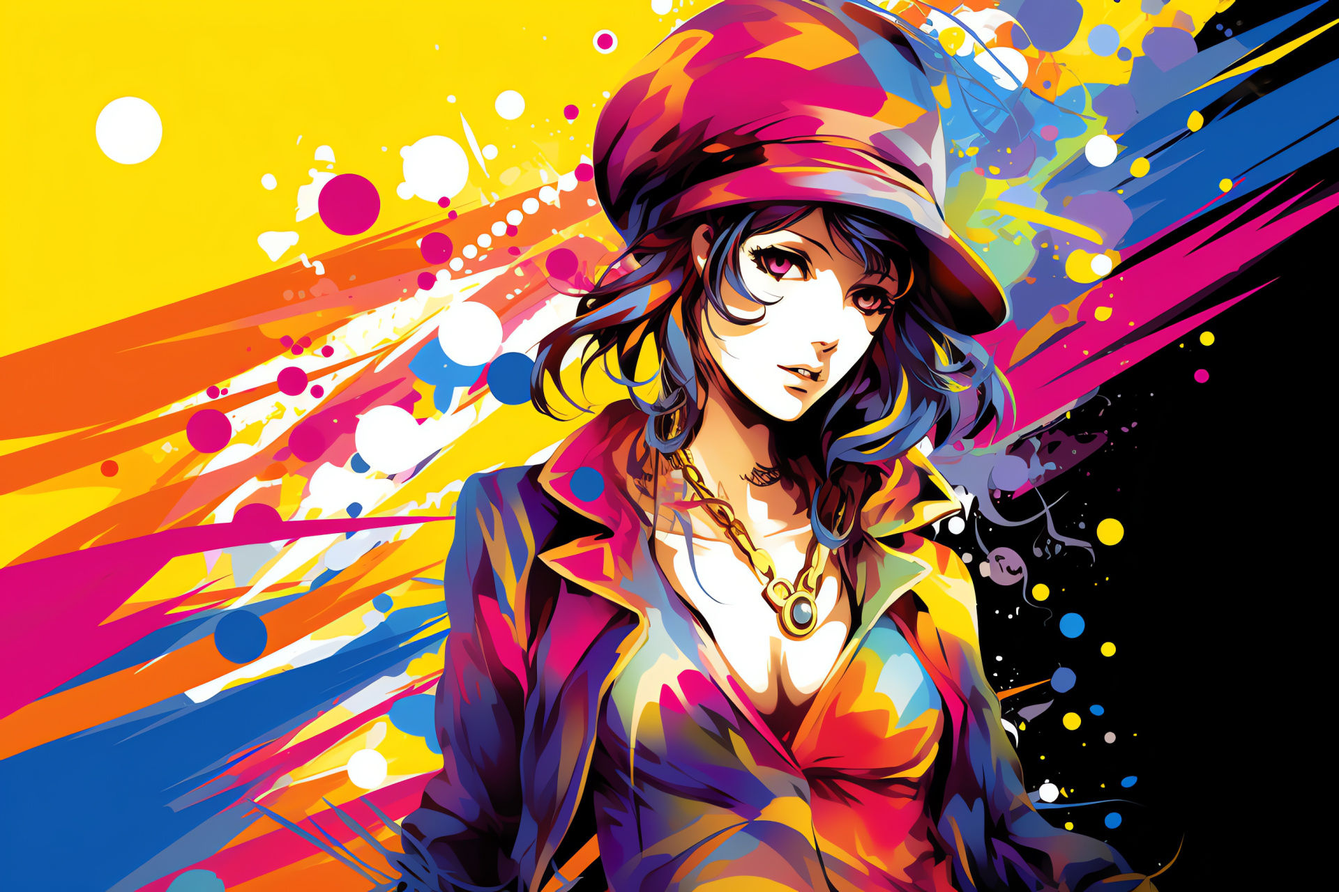 Persona 4 Golden character, Inaba high school, Amethyst eyes, Stature, Self-assurance, HD Desktop Wallpaper
