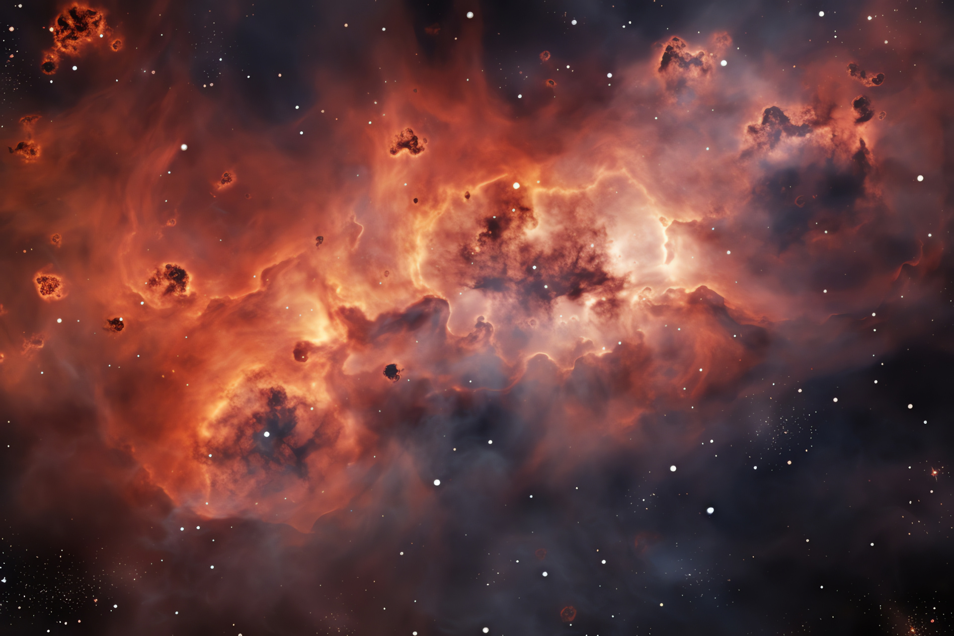 Tarantula galactic cloud, Magellanic Cloud region, Nebula creation site, Stellar nursery, Astral luminosity, HD Desktop Wallpaper