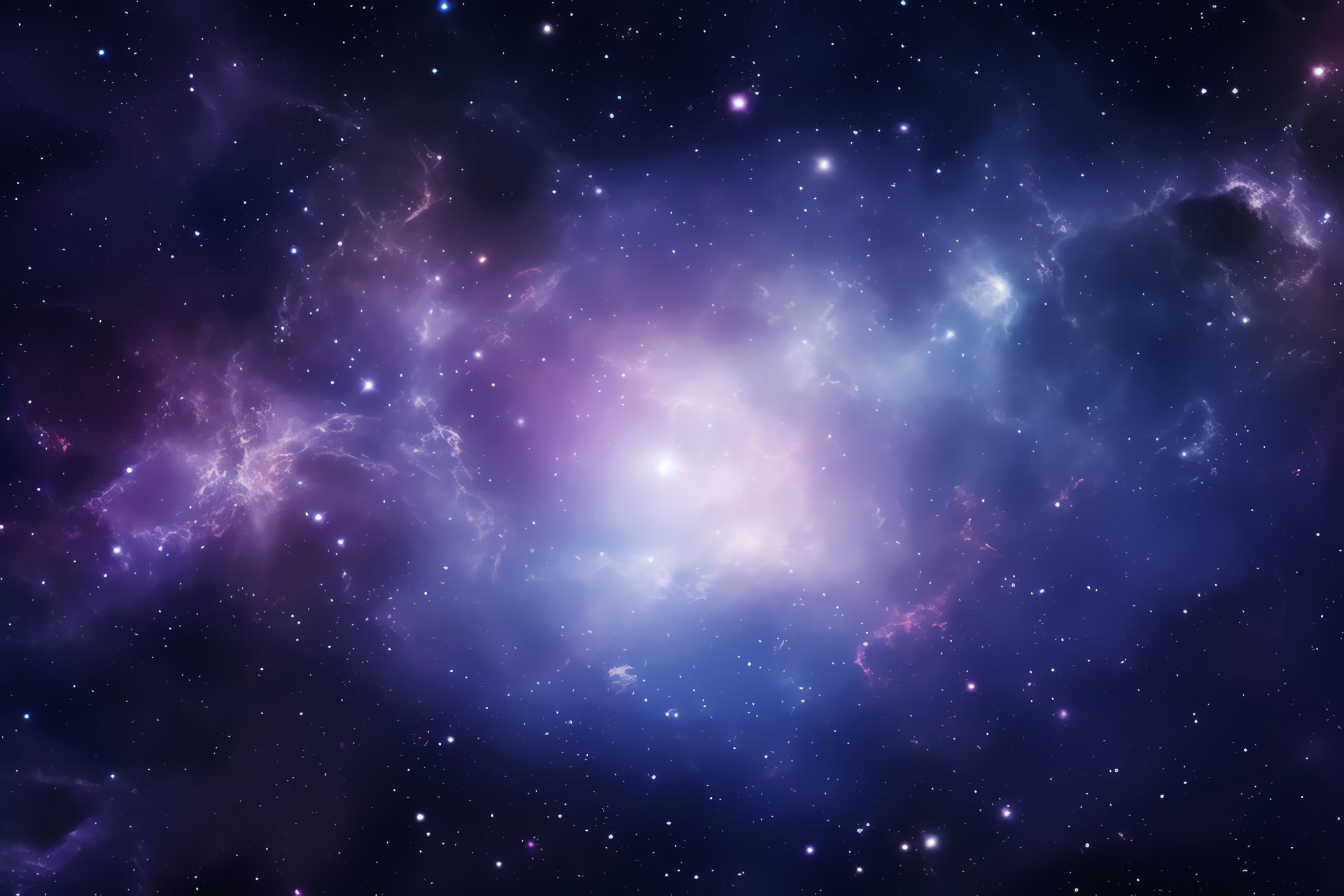 Galactic panoramic visuals, Cosmological spectacle, Vibrant celestial palette, Purple interstellar cloud, Deep space observation, HD Desktop Image