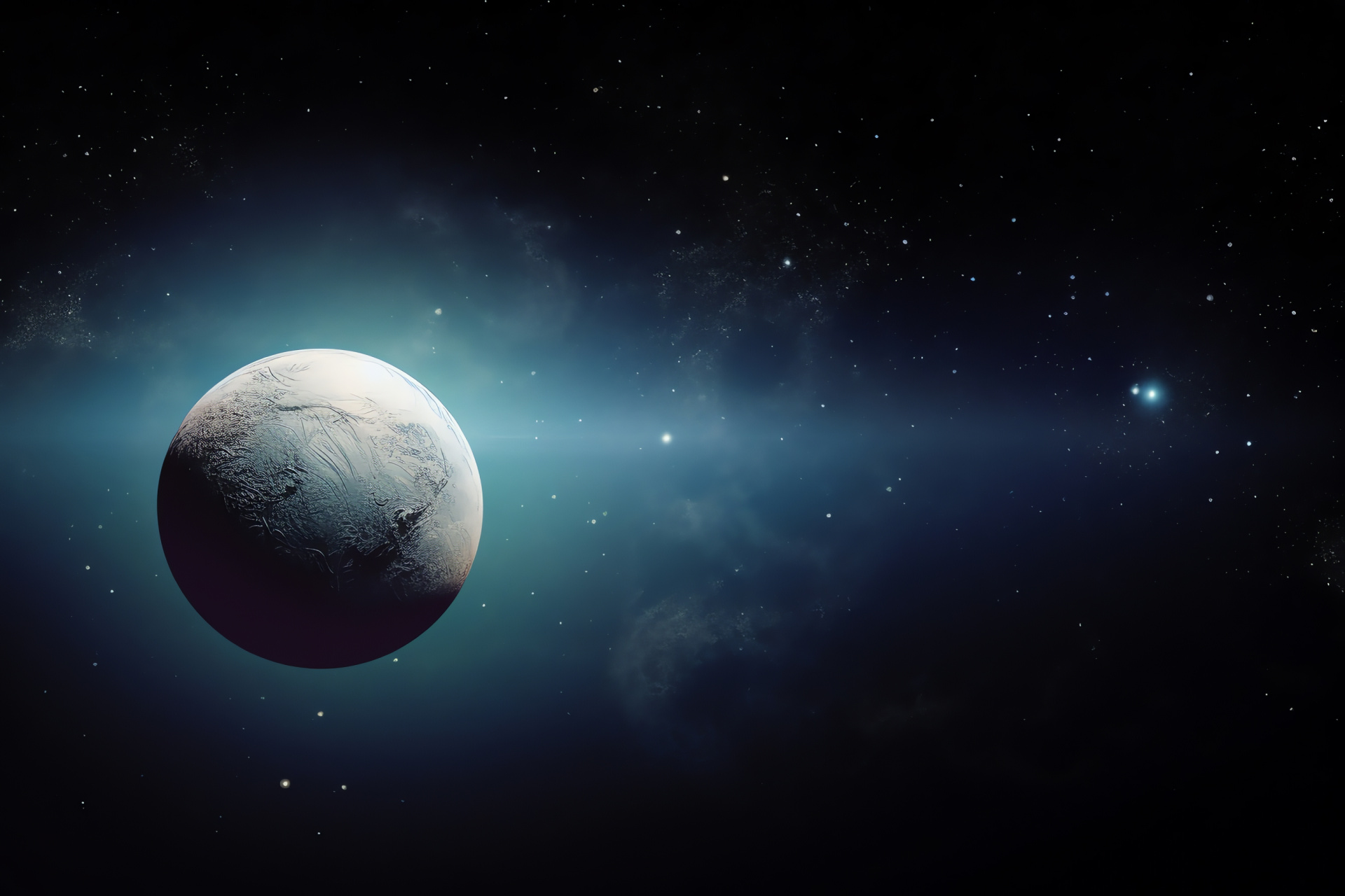 NASA view of Pluto, Space imagery, Dwarf planet exploration, Celestial body, Outer Solar System, HD Desktop Image