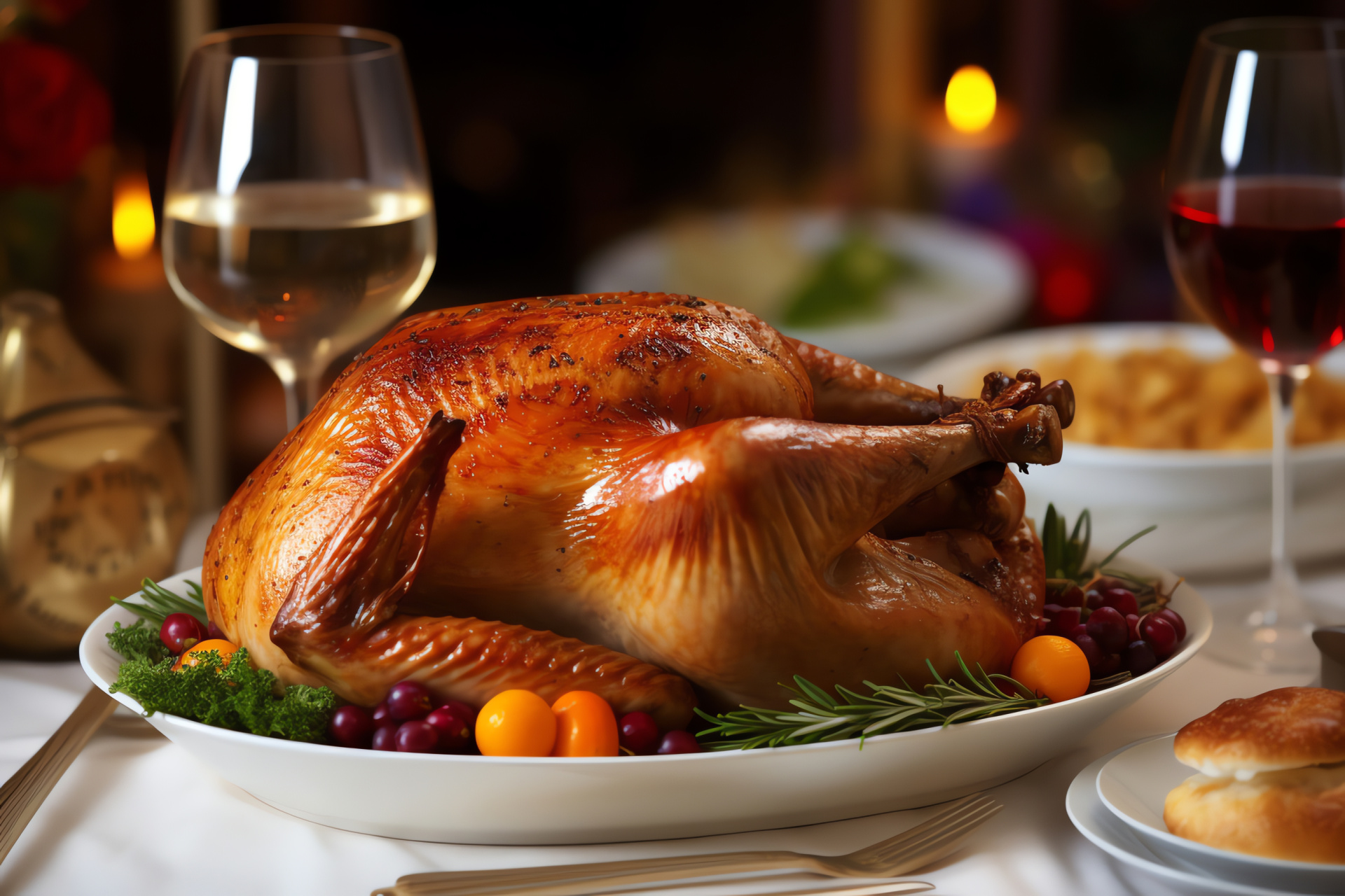 Thanksgiving centerpiece, Oven-tendered, Poultry glaze, Harvest garnish, Banquet essentials, HD Desktop Image