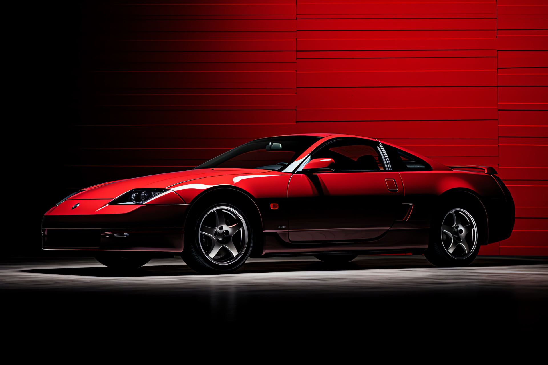 Nissan 300ZX, Aerodynamics structure, Striking auto design, Bold vehicle stance, Performance sports car, HD Desktop Image