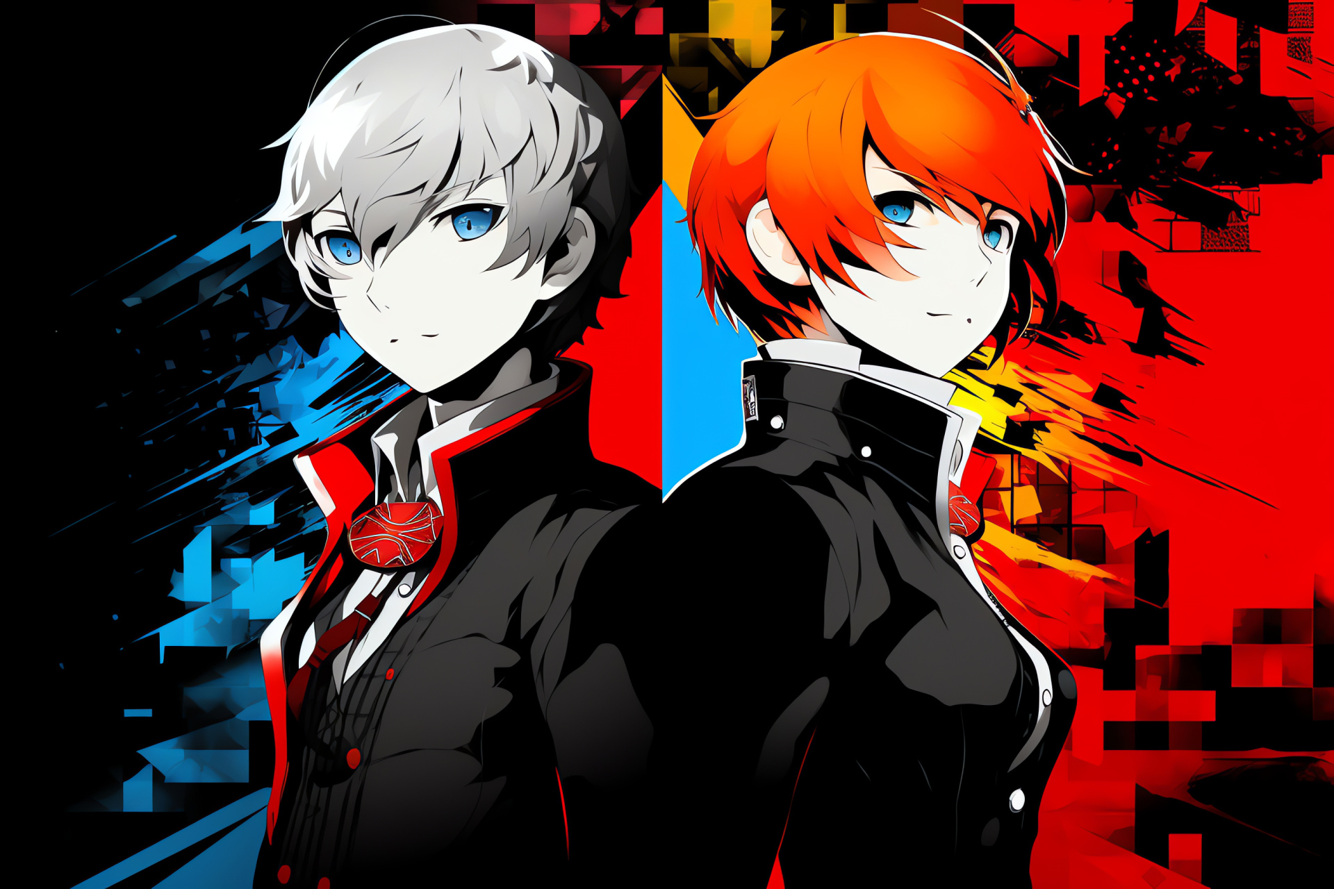 Persona Q, Dungeon explorer, Game protagonists, Strategic combat, Atlus games, HD Desktop Image