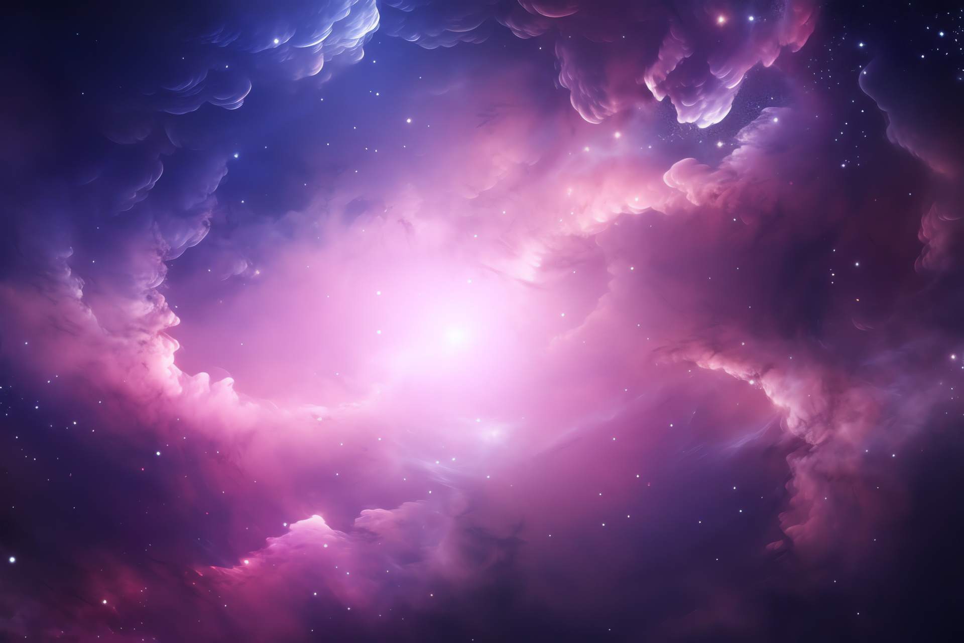 Galactic beauty, Space wonder, Celestial expanse, Pink swirls, Milky Way, HD Desktop Image