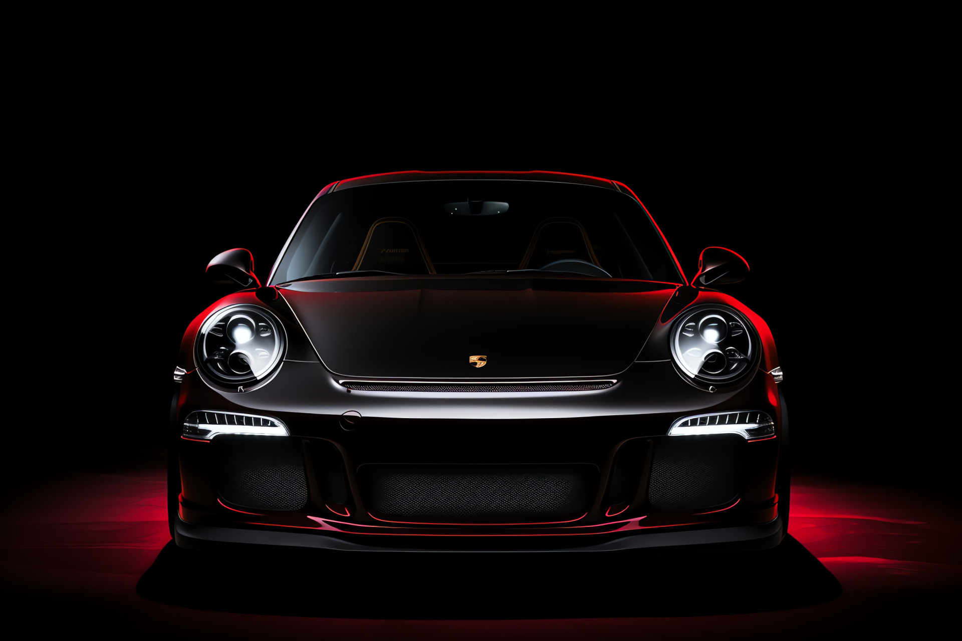 Porsche GT3 RS 4.0, High-angle shot, Sports car enthusiast appeal, Vibrant vehicular aesthetic, Racing car heritage, HD Desktop Image