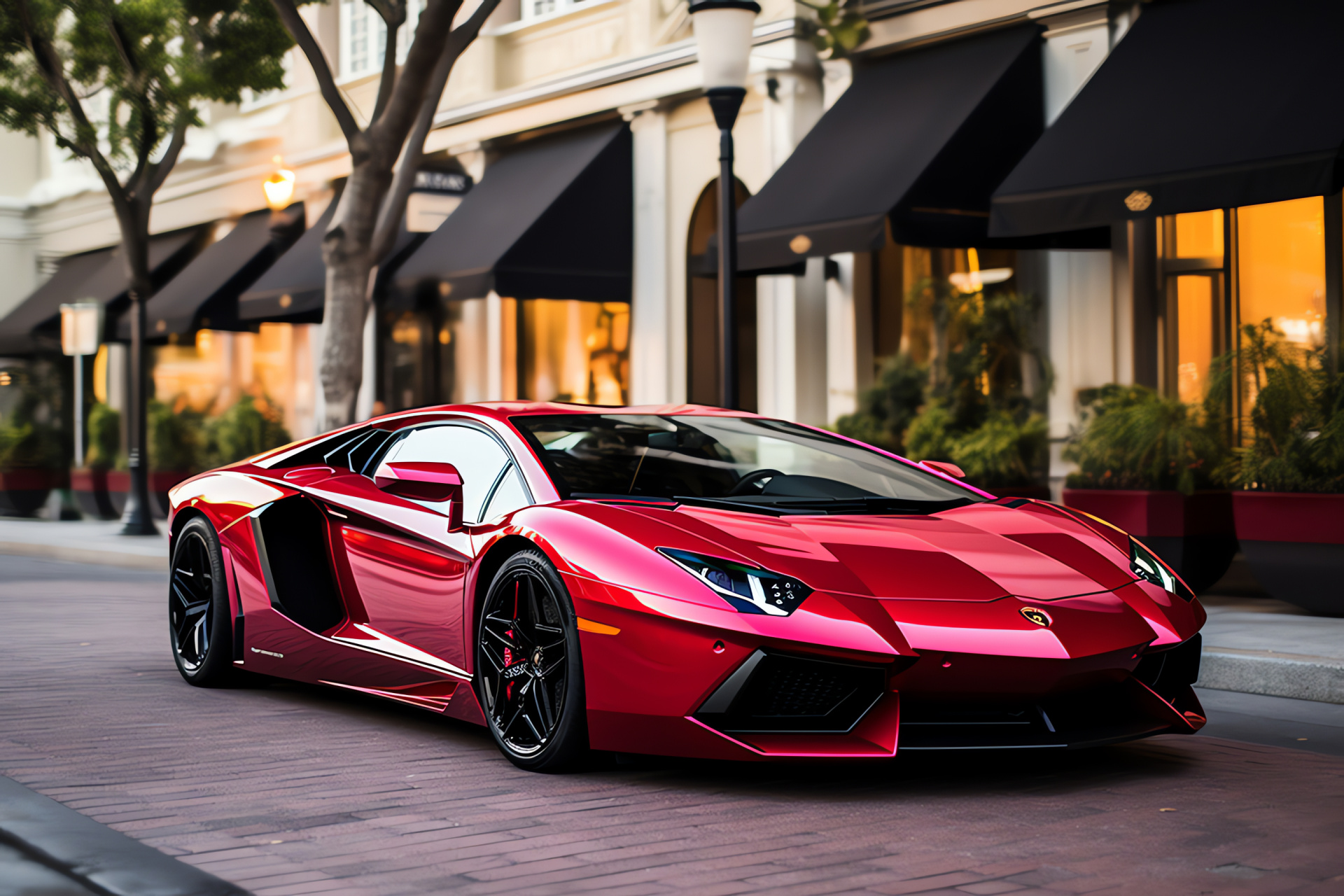 Lamborghini Aventador, Rodeo Drive, Super luxury car, Exotic design, Performance motoring, HD Desktop Image