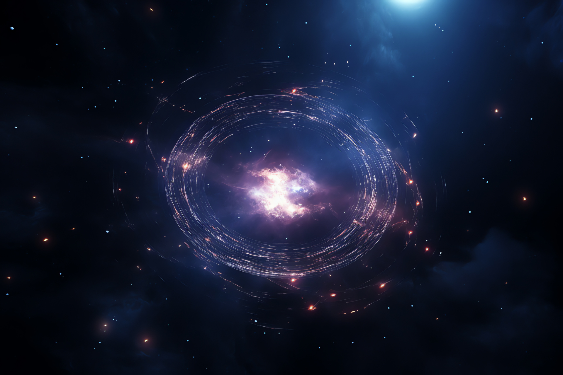 Cosmic array, Galactic expanse, Infinite universe, Invisible mass, Celestial overview, HD Desktop Wallpaper
