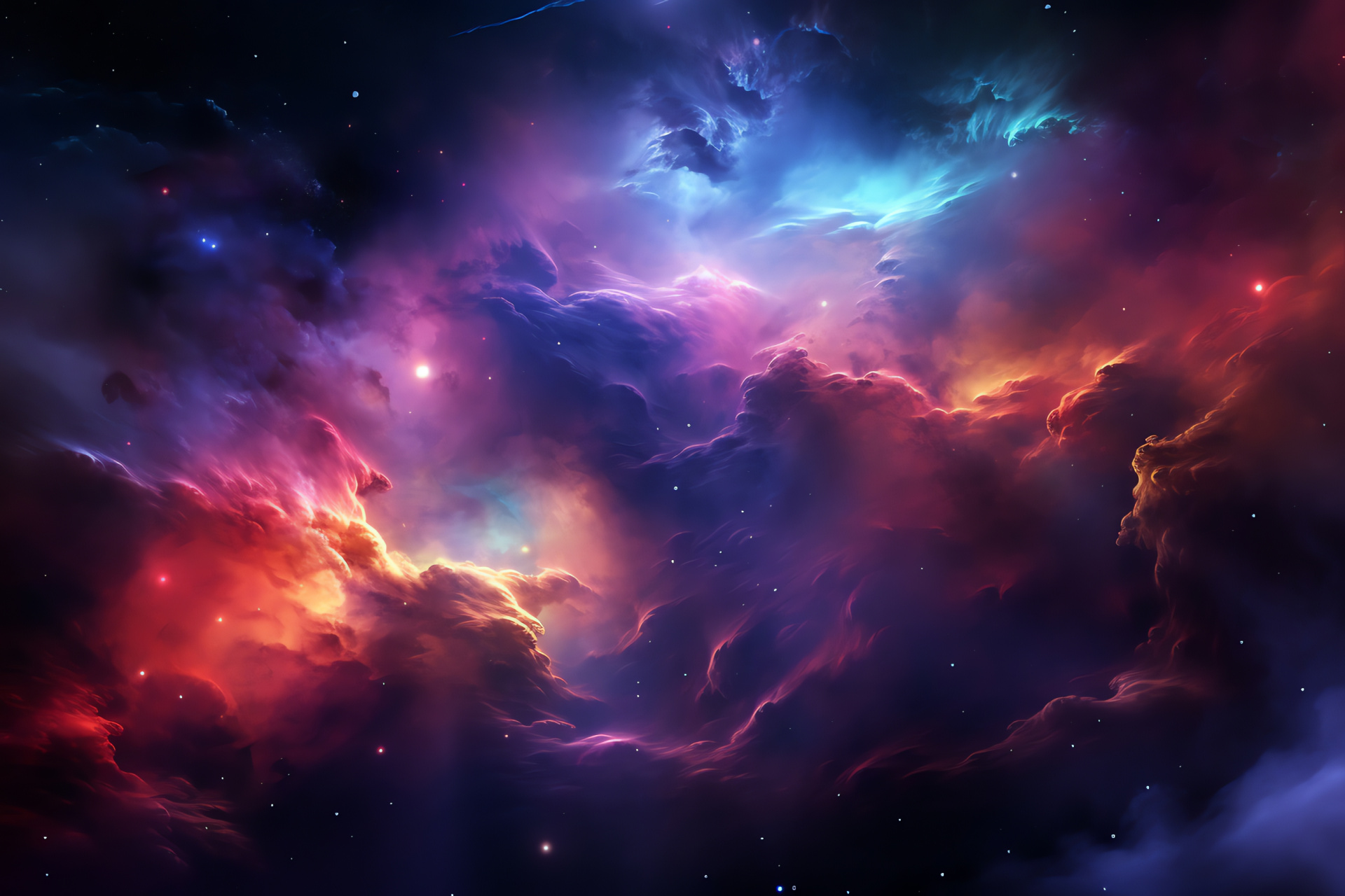 Lagoon Nebula, Stellar formation, Cosmic nursery, Purple hues, Space photography, HD Desktop Wallpaper