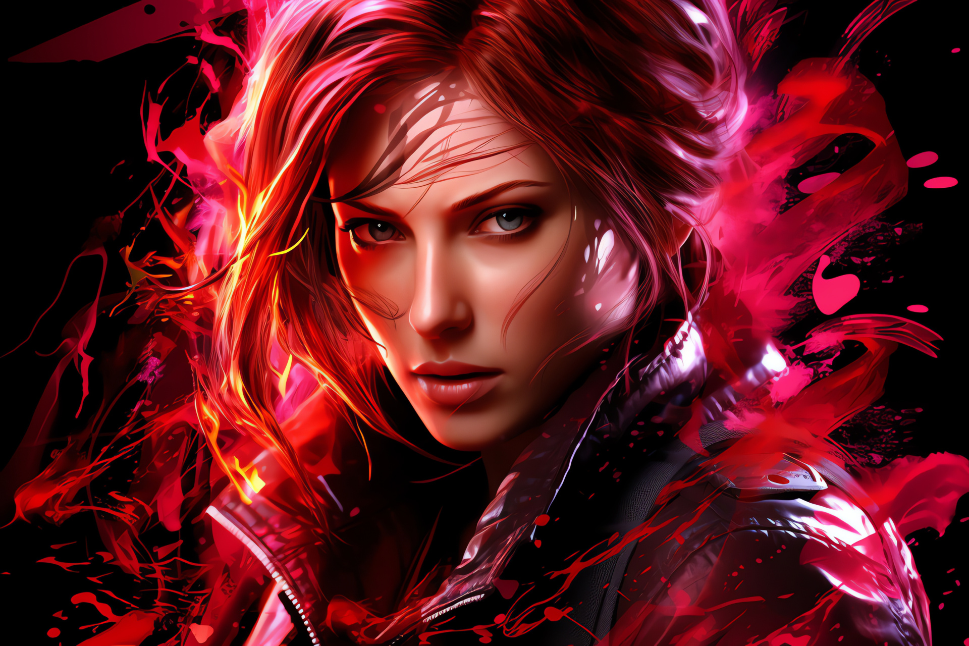 Claire Redfield, Iconic red attire, Heroine of horror, Dangerous quests, Video game storyline, HD Desktop Wallpaper