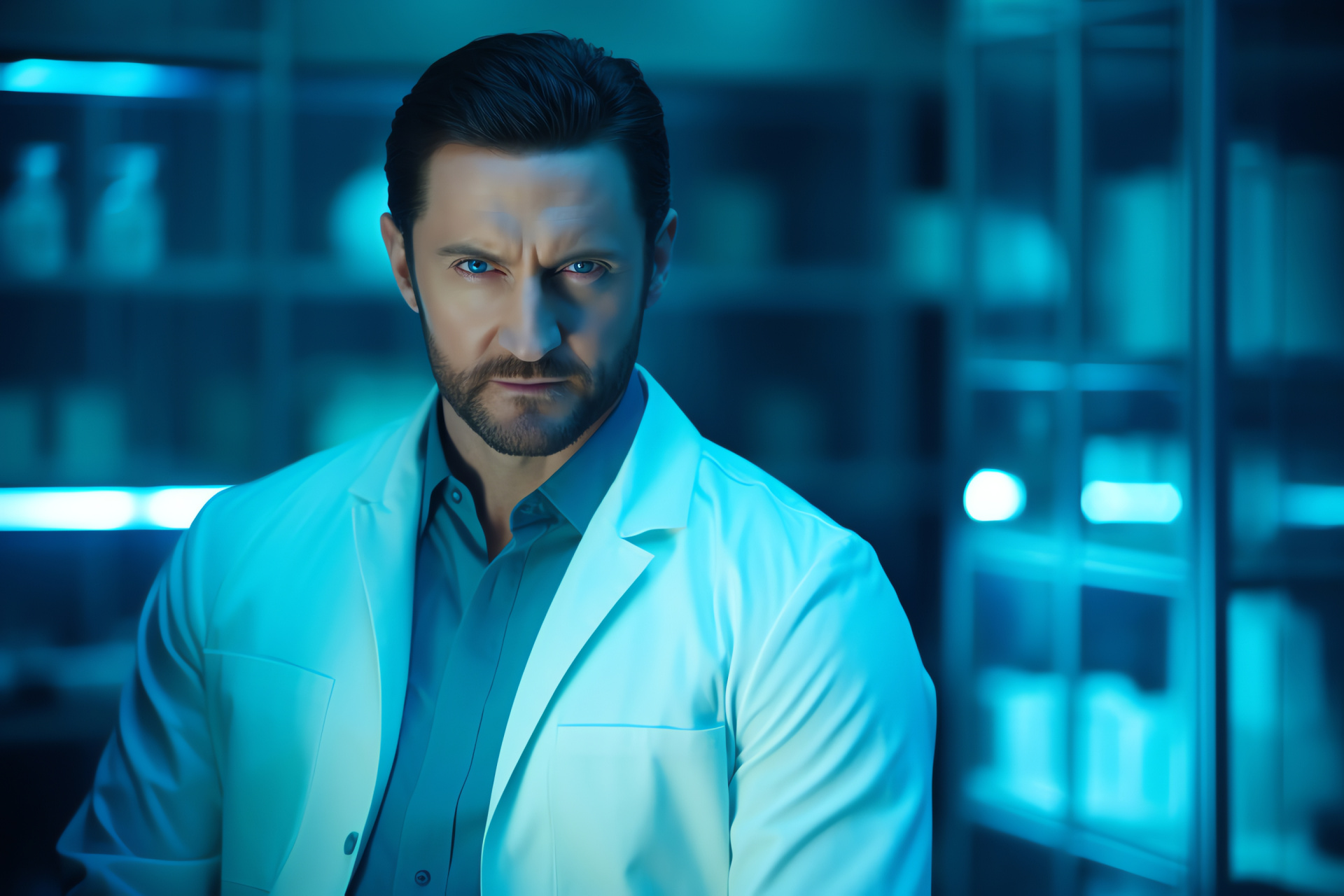 Richard Armitage, Cinematic depiction, Scientific setting, Advanced technology, Film production, HD Desktop Wallpaper